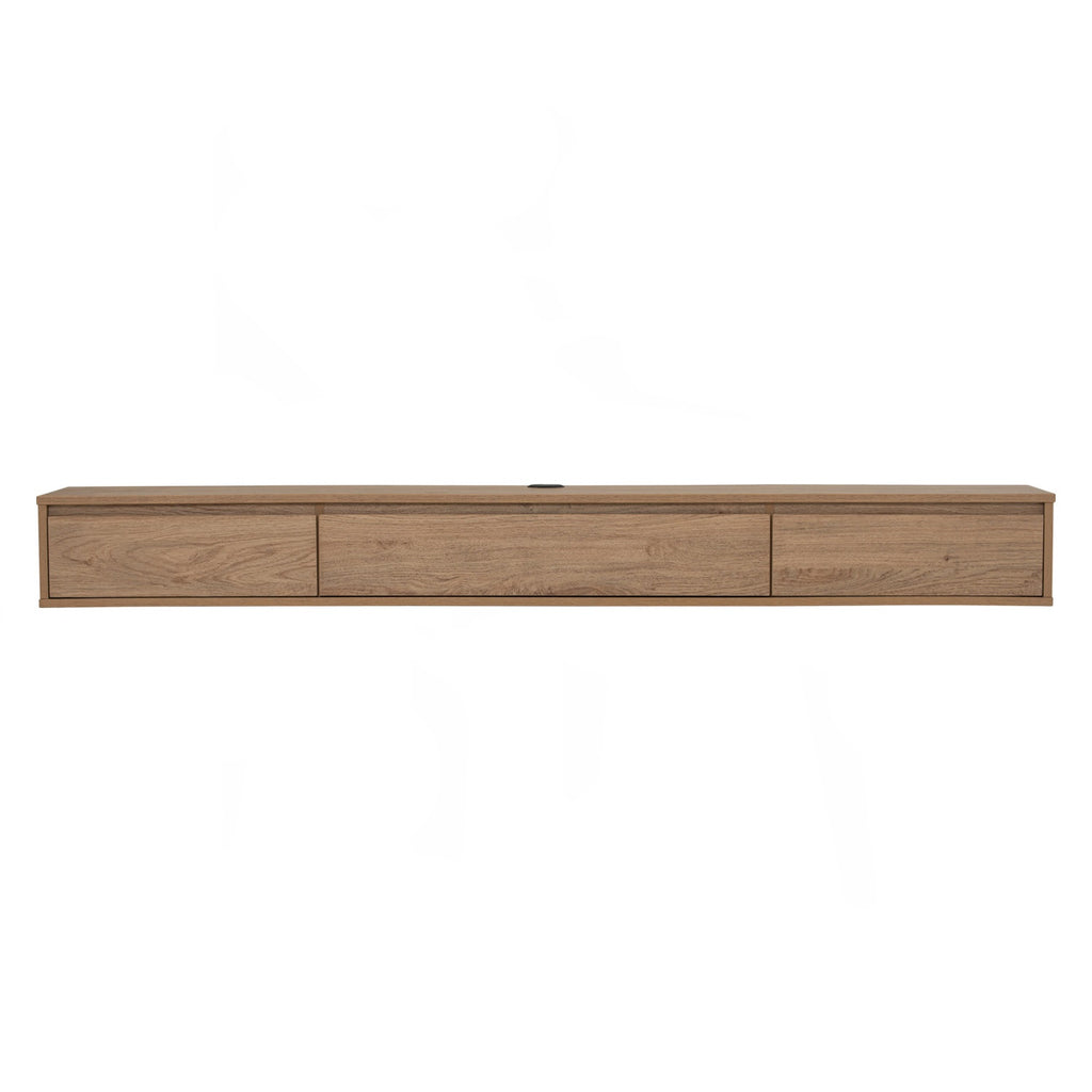 Hirado 1.8m wall tv cabinet in Oak colour