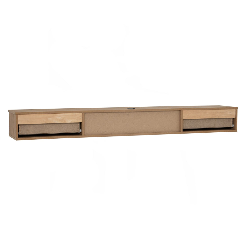 Hirado 1.8m wall tv cabinet in Oak colour