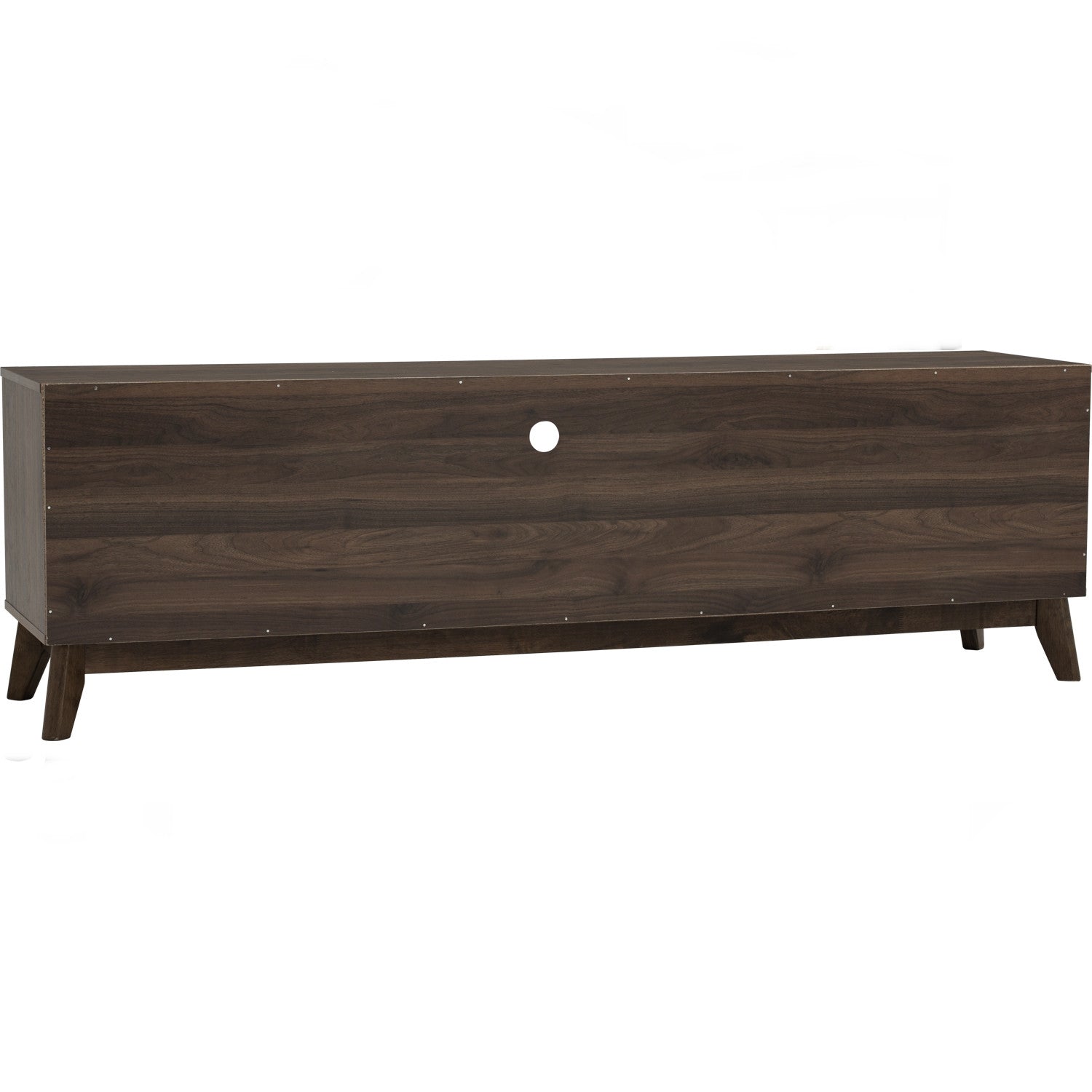 Hirado 1.8m tv cabinet in Cocoa colour leg, Walnut colour top