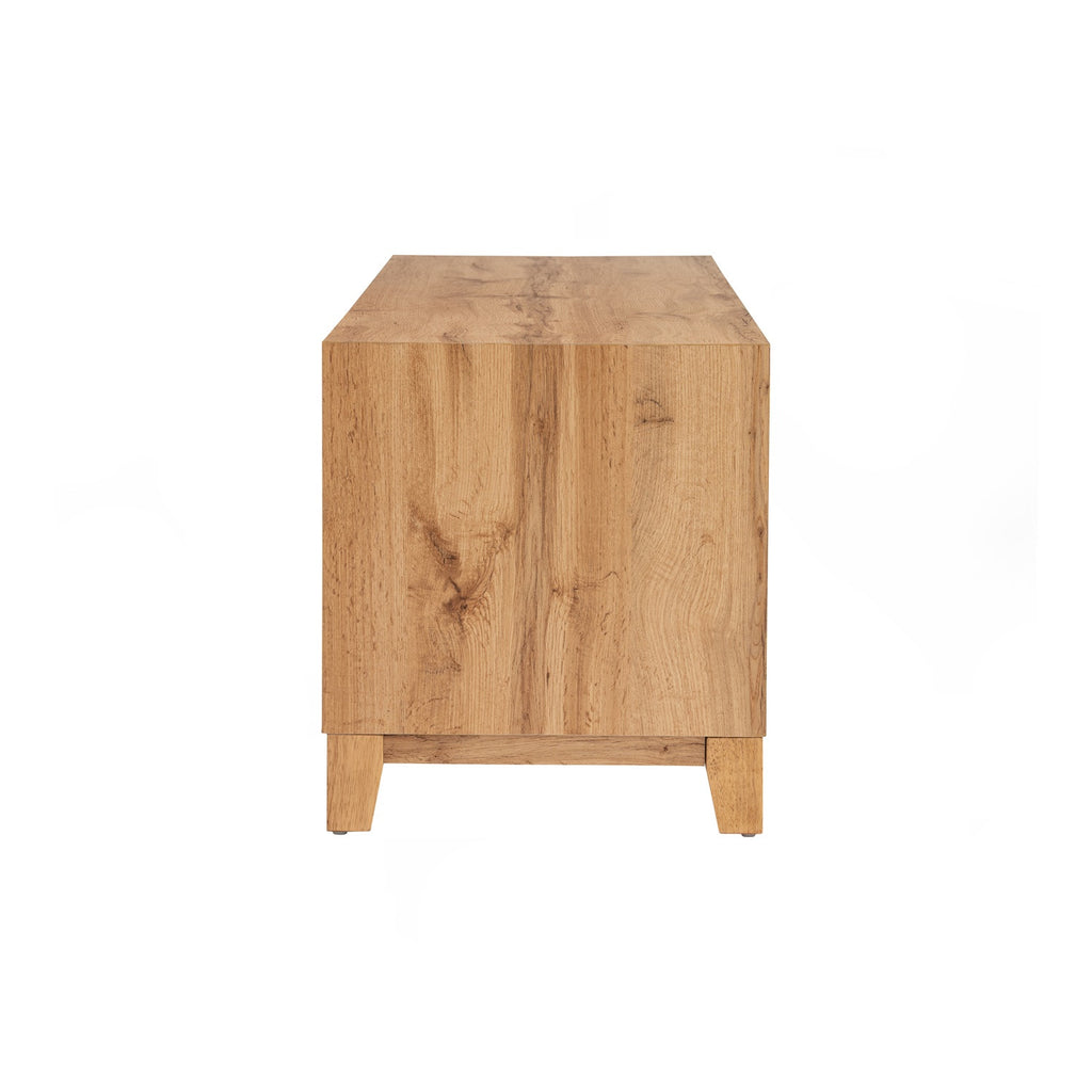 Oregon 1.65m tv cabinet in Wotan Oak colour