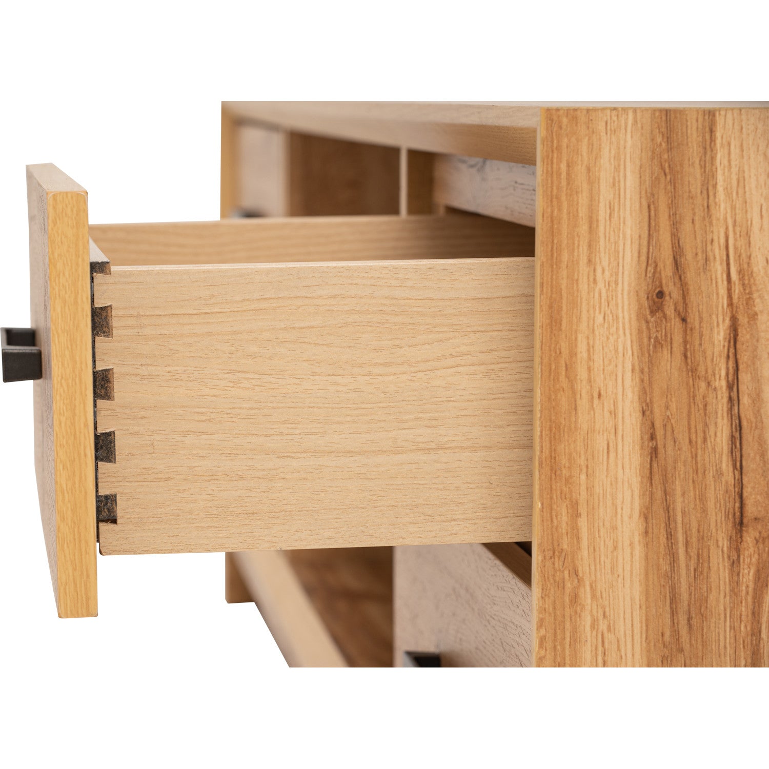 Oregon 1.65m tv cabinet in Wotan Oak colour