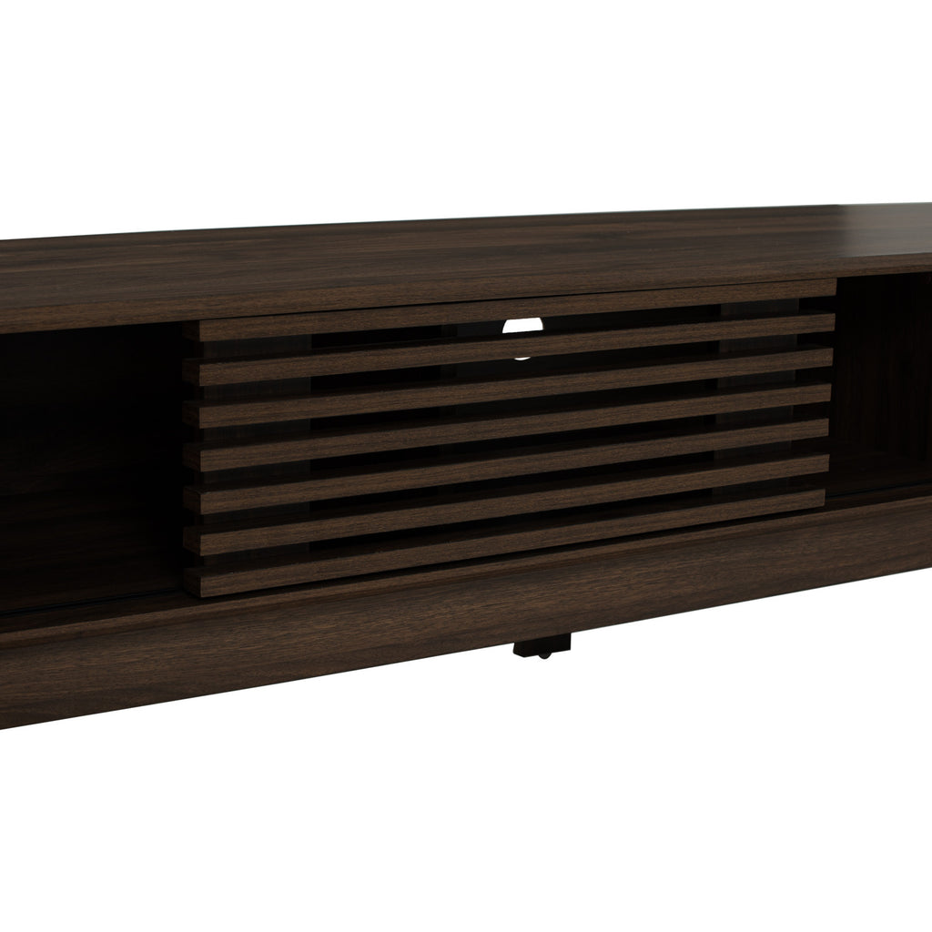 Floro 1.8m tv cabinet in Walnut colour