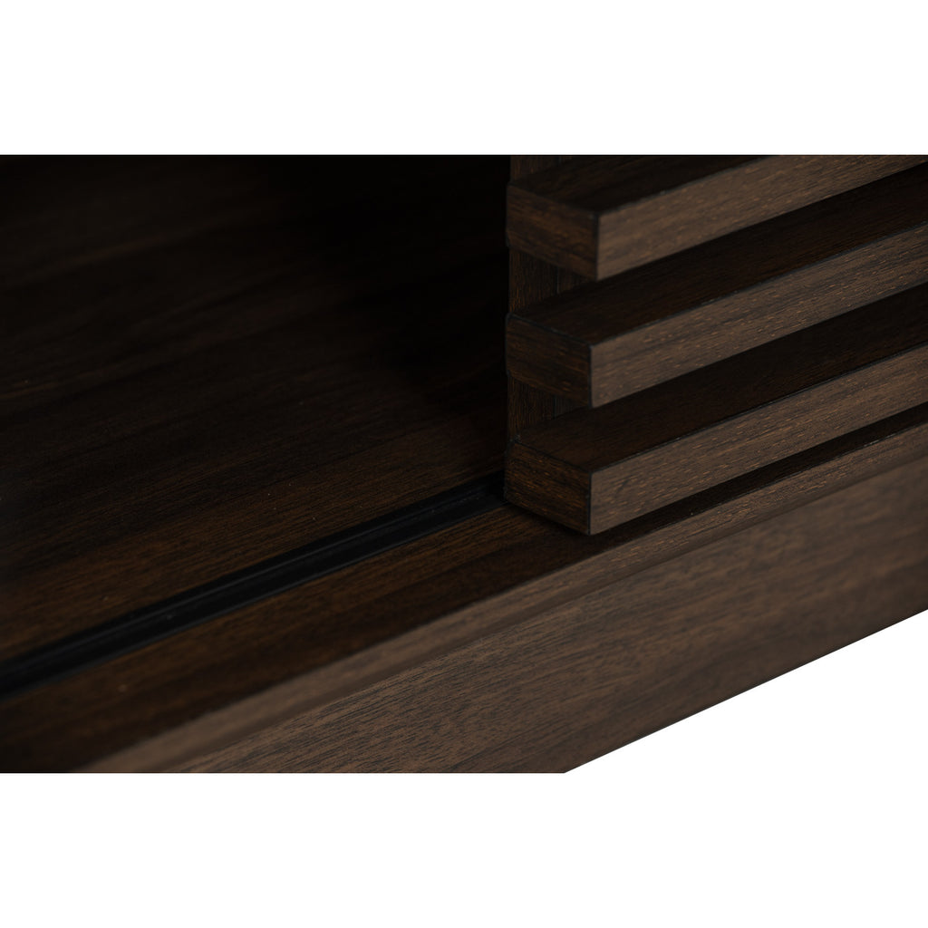 Floro 1.8m tv cabinet in Walnut colour