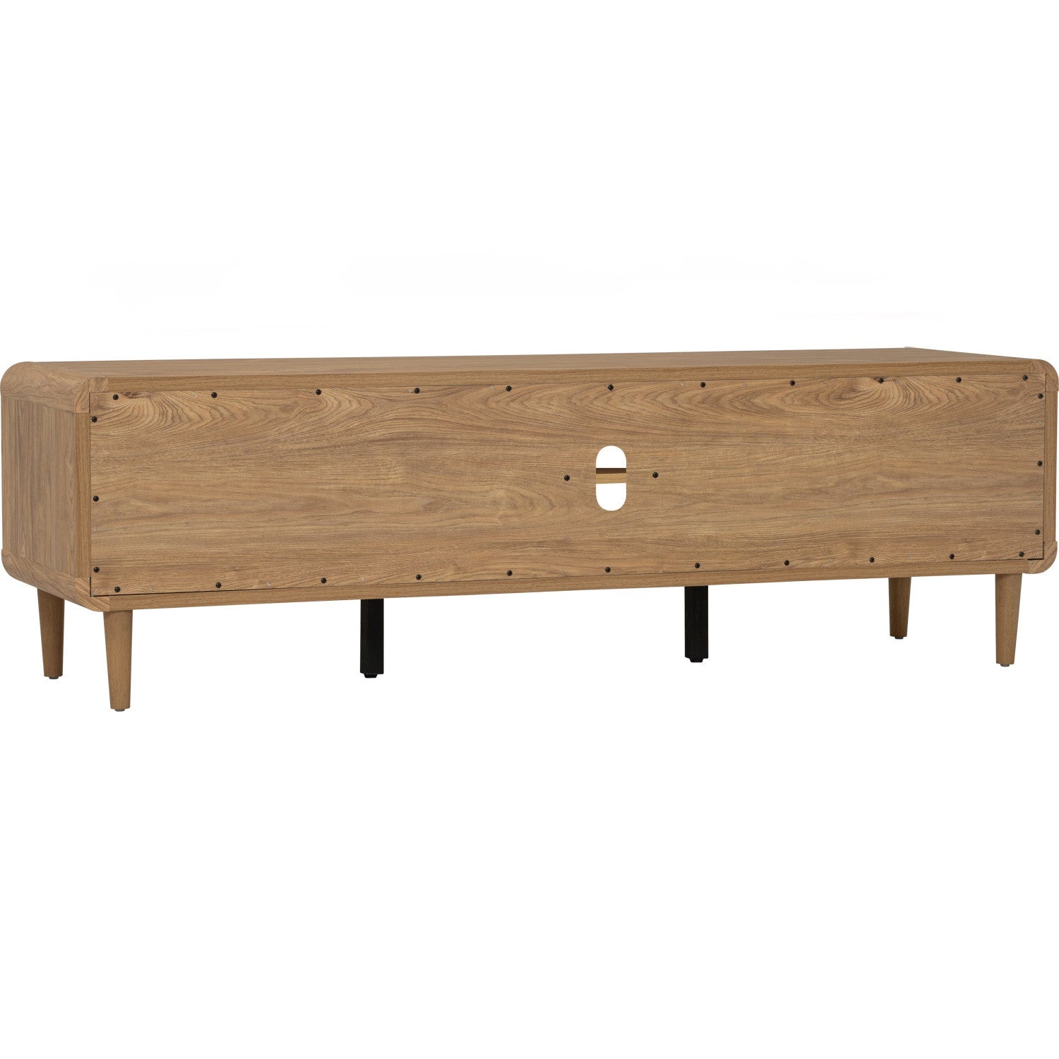 Lome 1.8m tv cabinet in Natural colour leg, Oak colour body.