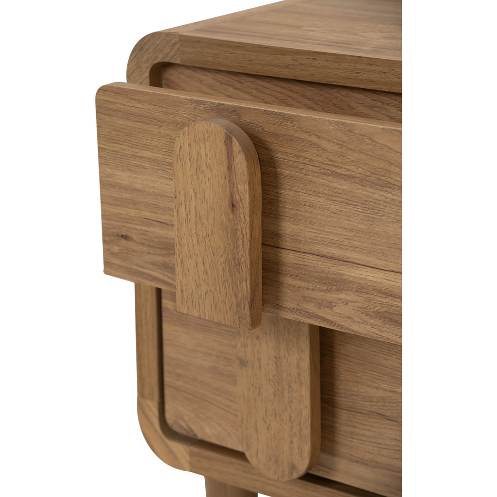 Lome 1.8m tv cabinet in Natural colour leg, Oak colour body.