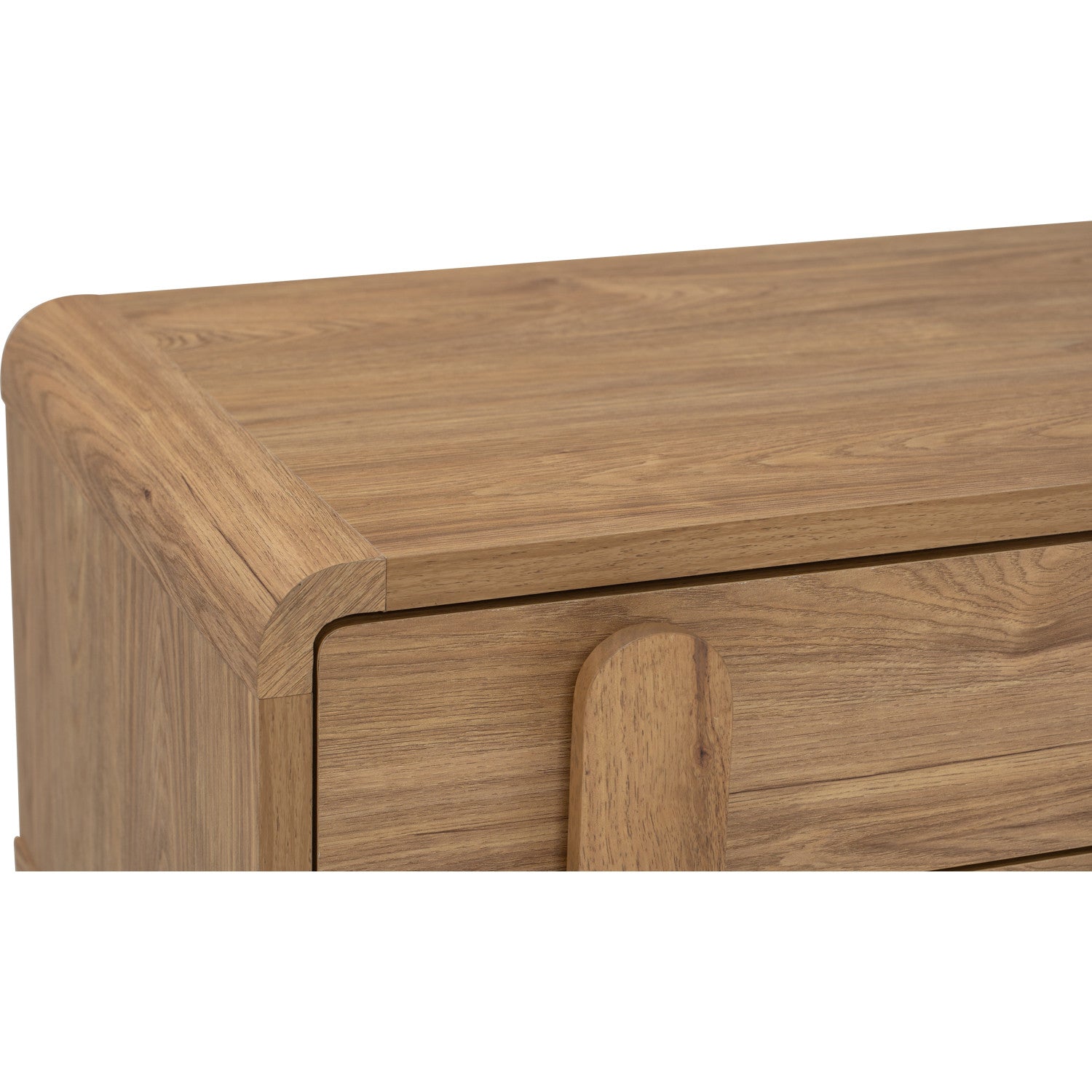 Lome 1.8m tv cabinet in Natural colour leg, Oak colour body.