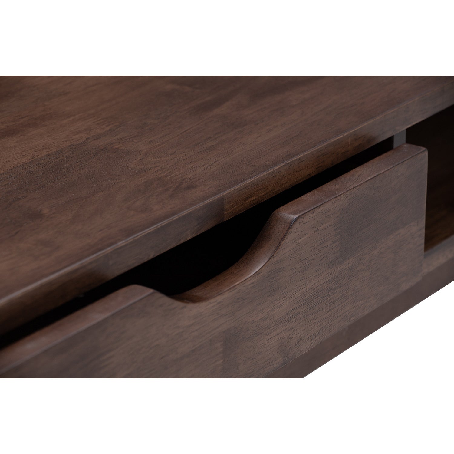 Lamar 1.5M TV Cabinet in Cocoa colour.