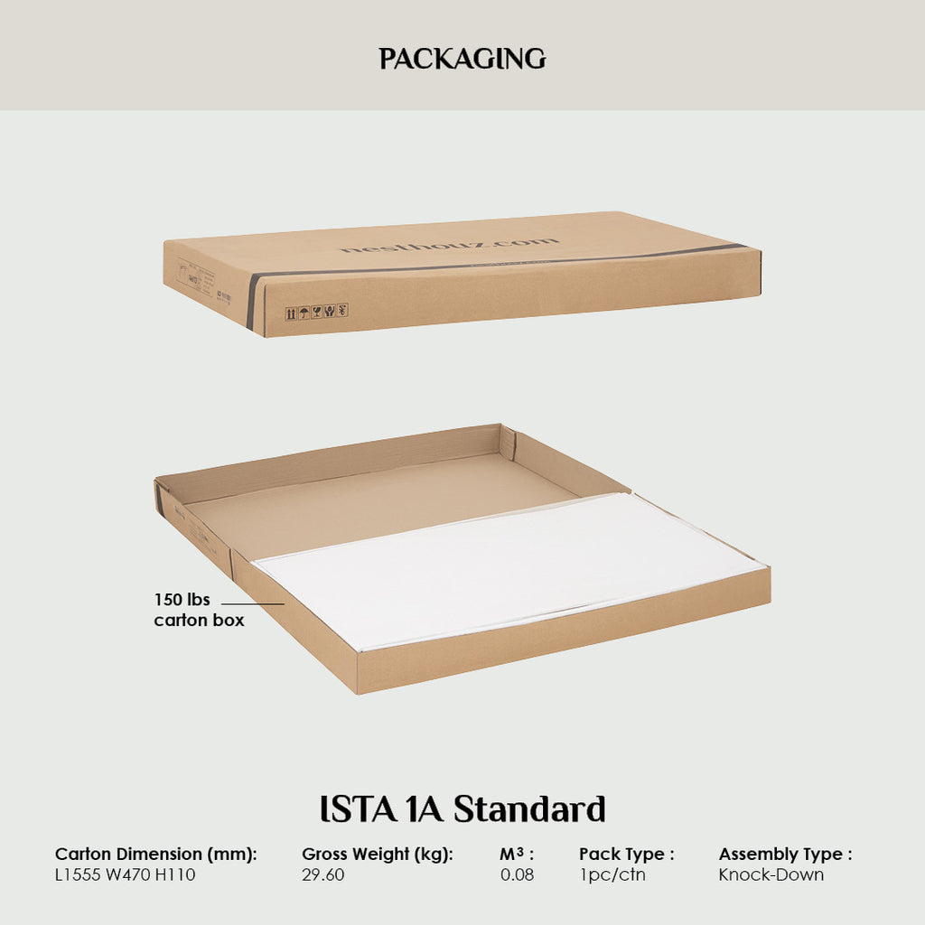 Dudley 1.5M TV Cabinet in Natural colour leg, Oak colour body.