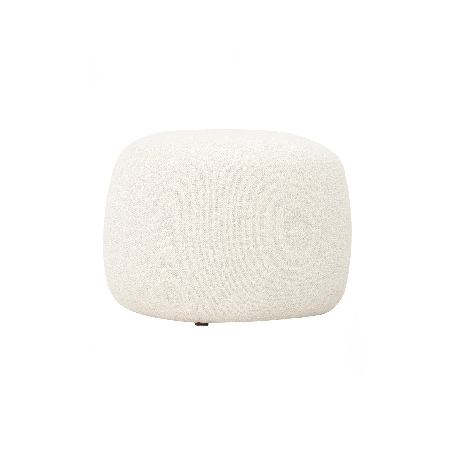 Lux 500ø pouf in White Cream colour Rubby fabric