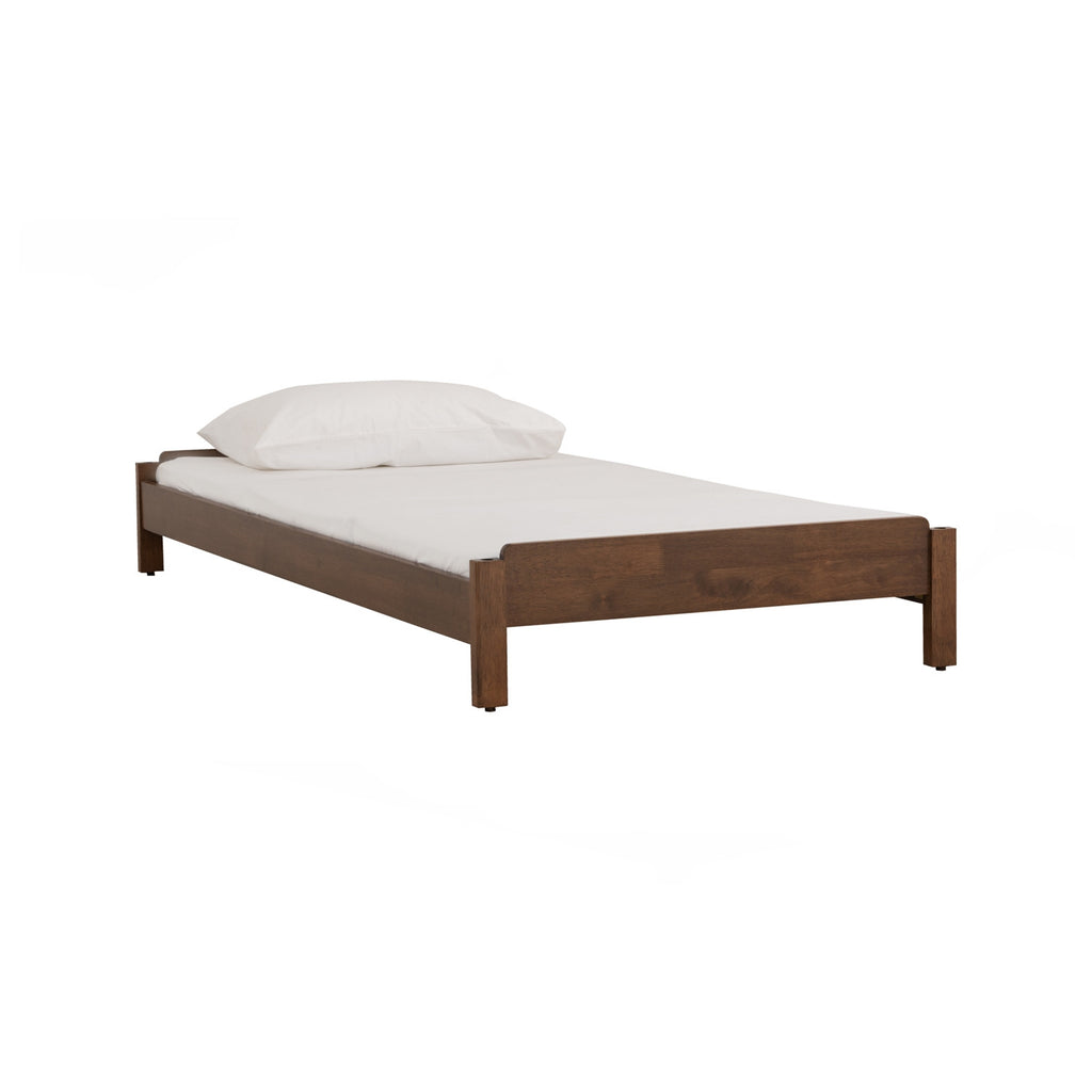 Hilo Single bed in Cocoa colour (Fit mattress: 910mm x 1930mm).