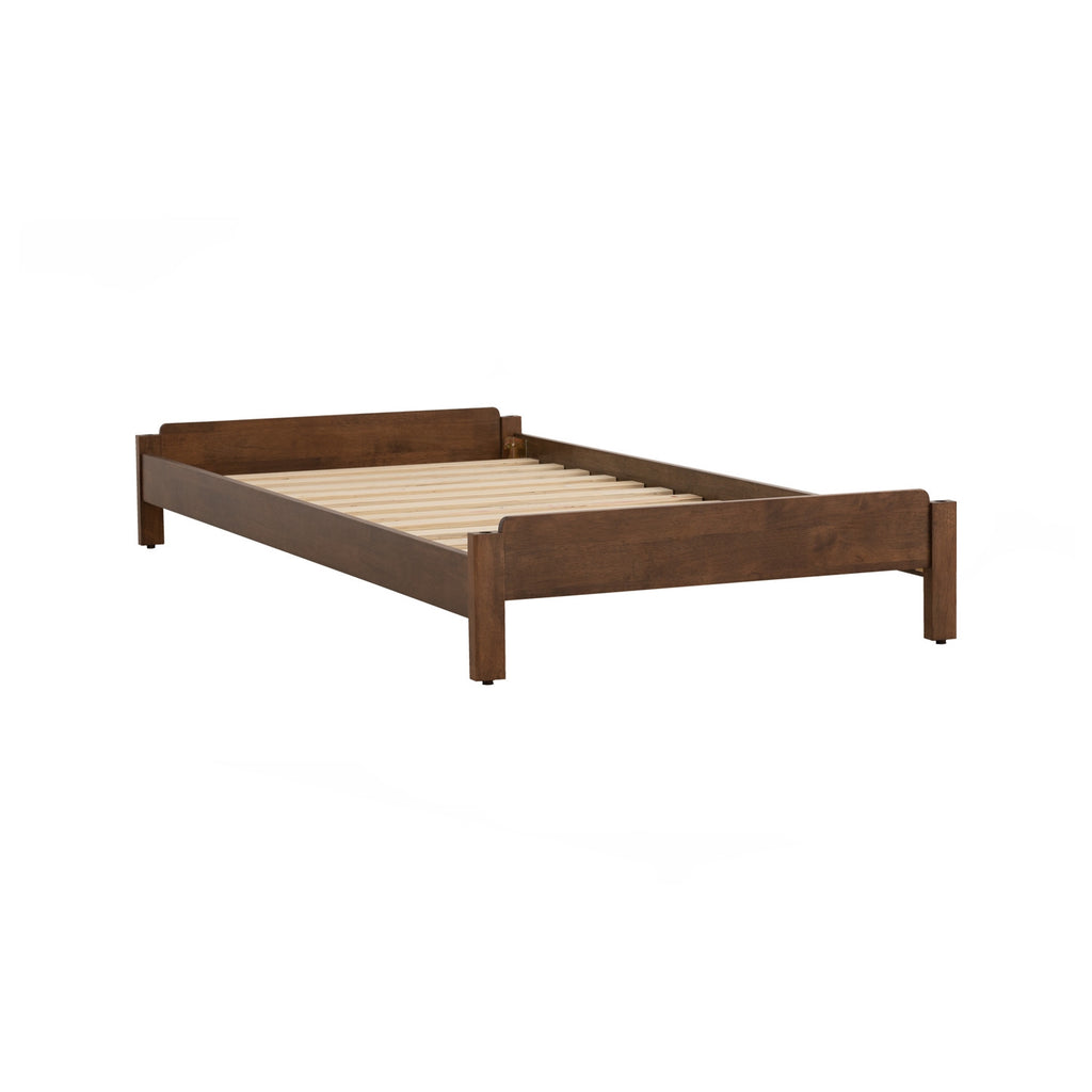 Hilo Single bed in Cocoa colour (Fit mattress: 910mm x 1930mm).