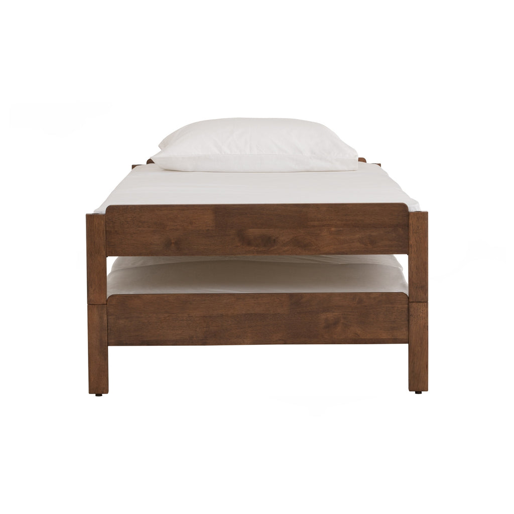 Hilo Single bed in Cocoa colour (Fit mattress: 910mm x 1930mm).