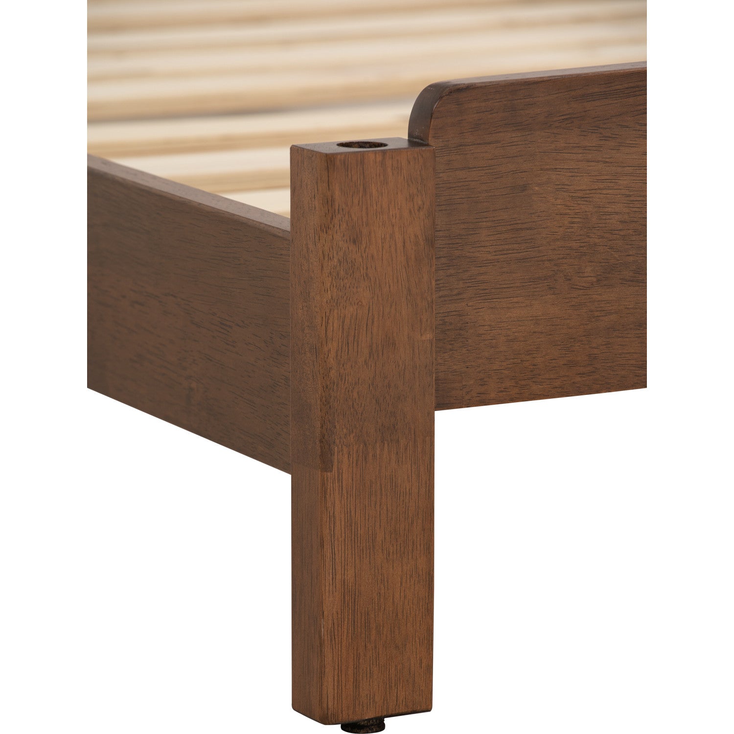 Hilo Single bed in Cocoa colour (Fit mattress: 910mm x 1930mm).