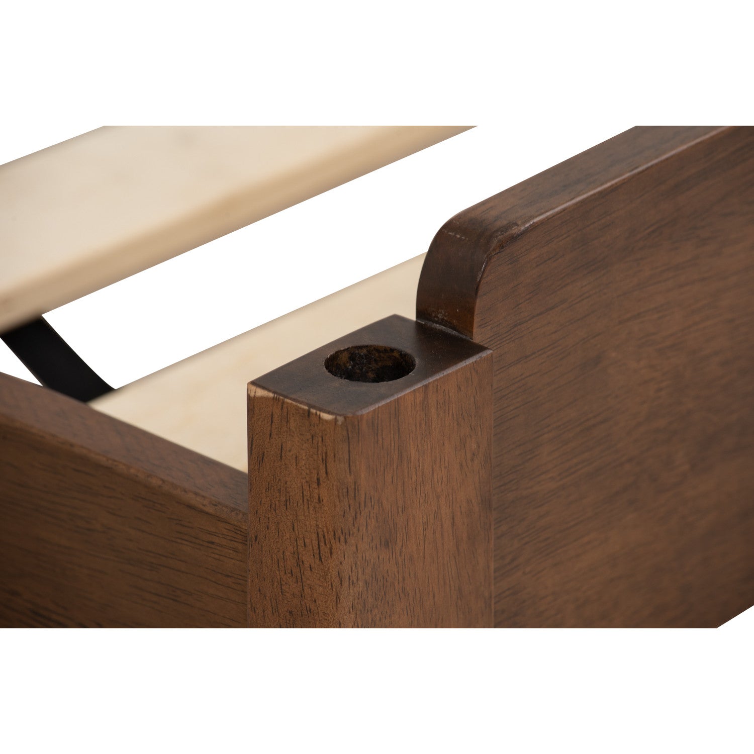 Hilo Single bed in Cocoa colour (Fit mattress: 910mm x 1930mm).