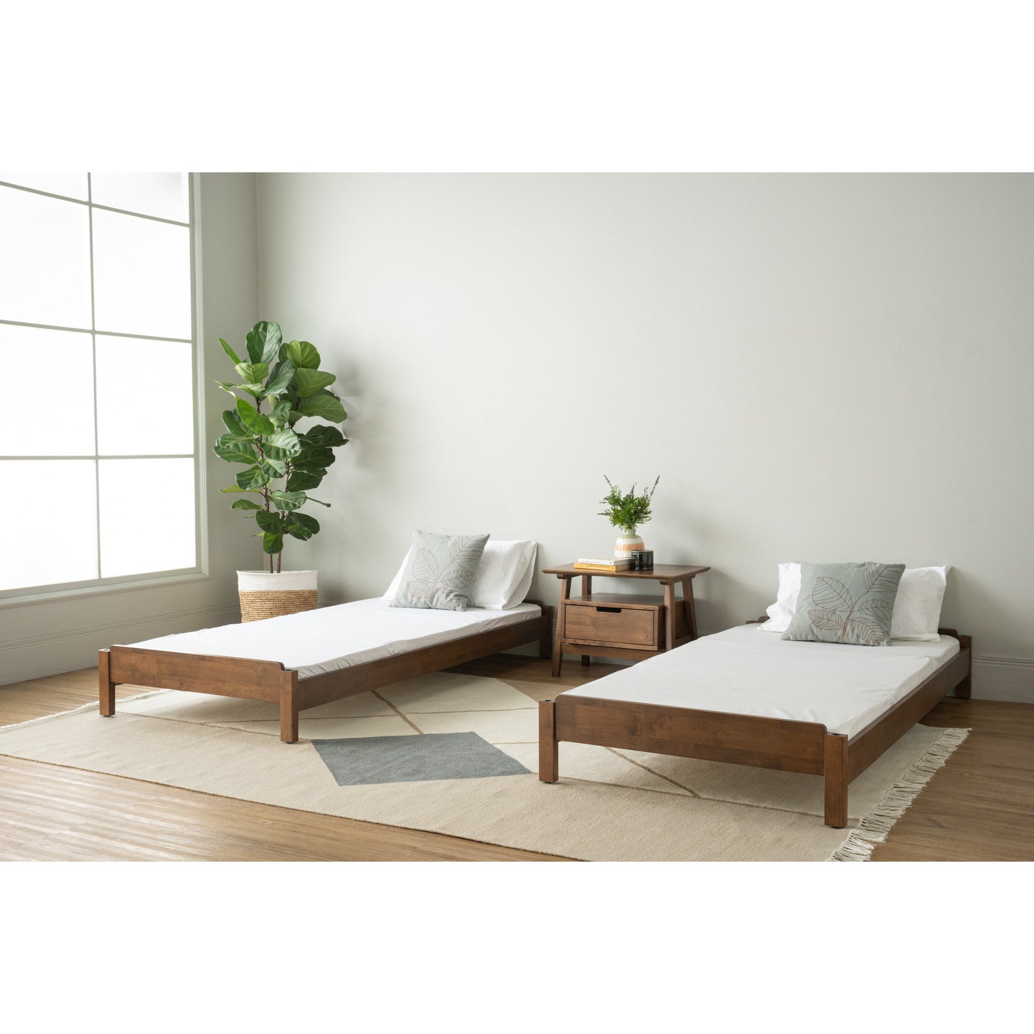 Hilo Single bed in Cocoa colour (Fit mattress: 910mm x 1930mm).