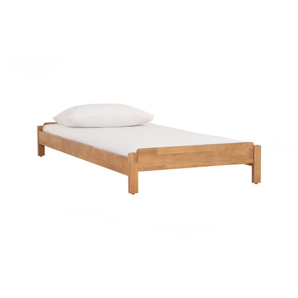Hilo Single bed in Natural colour (Fit mattress: 910mm x 1930mm)