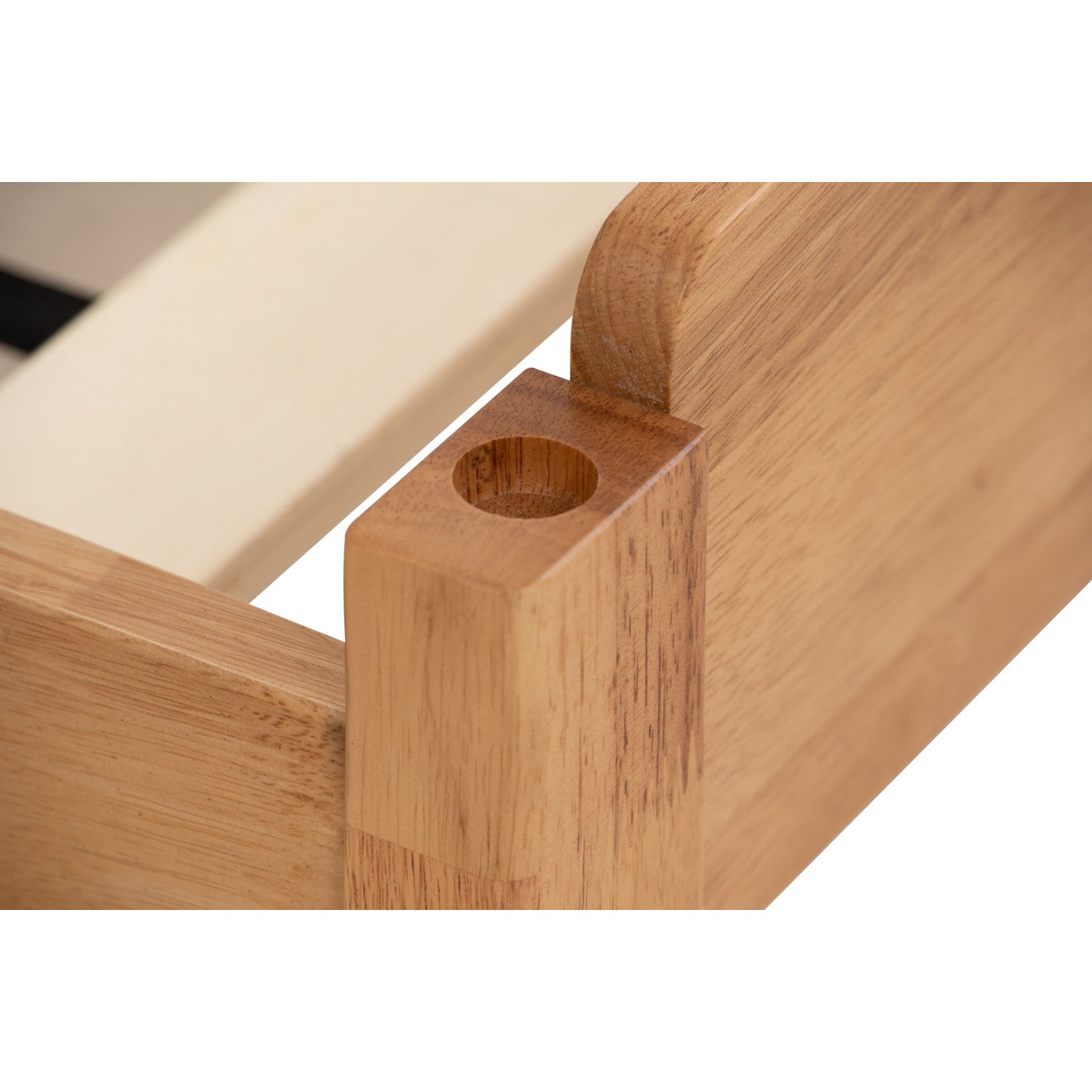 Hilo Single bed in Natural colour (Fit mattress: 910mm x 1930mm)