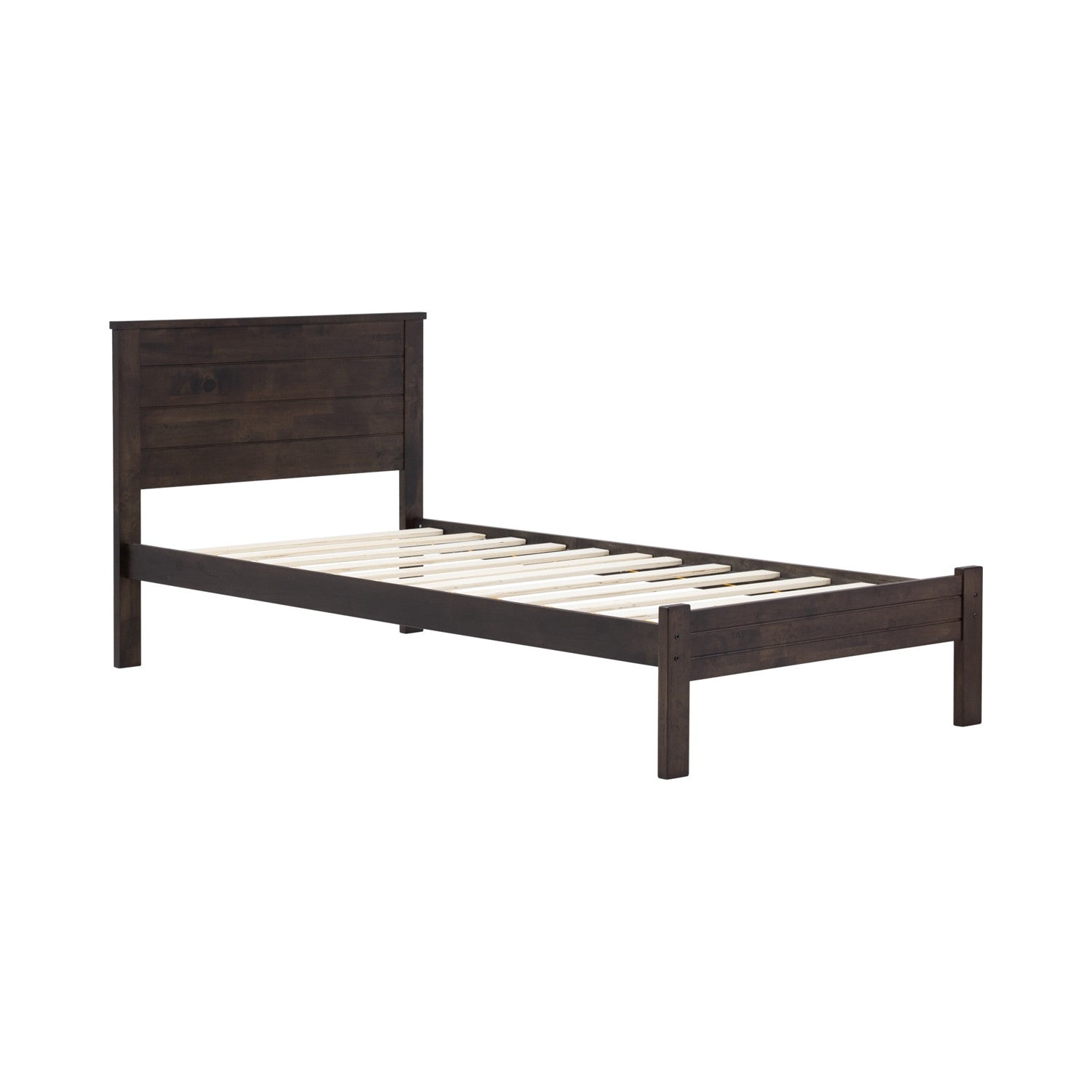 Brandi single bed in Dark Chestnut colour
