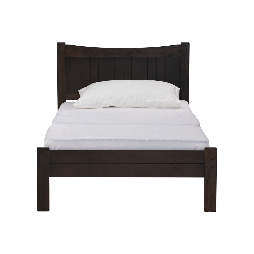 Wilfred single bed in Dark Chestnut colour