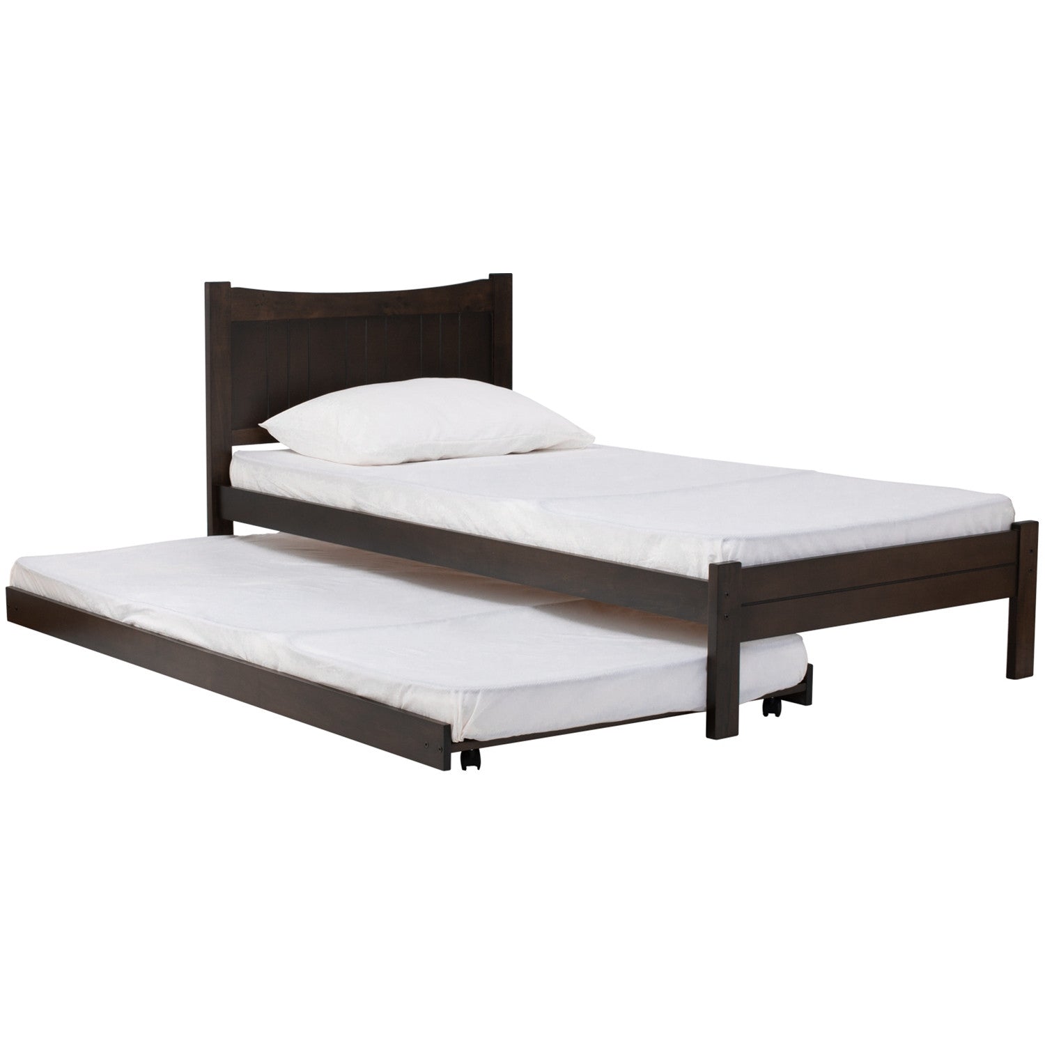 Wilfred single bed in Dark Chestnut colour