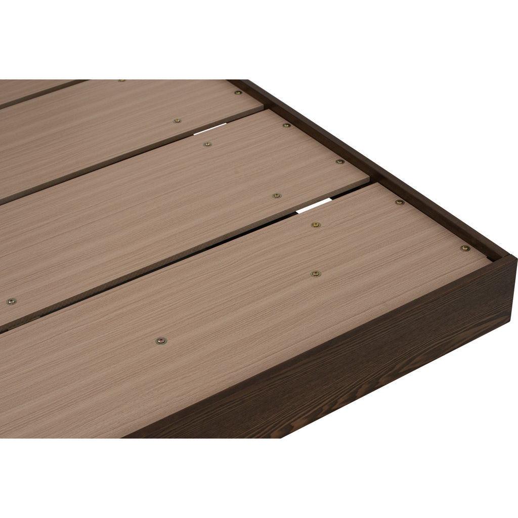 Yume Queen Bed with storage on Natural colour body, Grey Mist colour Mohair fabric (Pet friendly fabric) (Fit mattress: 1530x1930mm - Bed Panel)