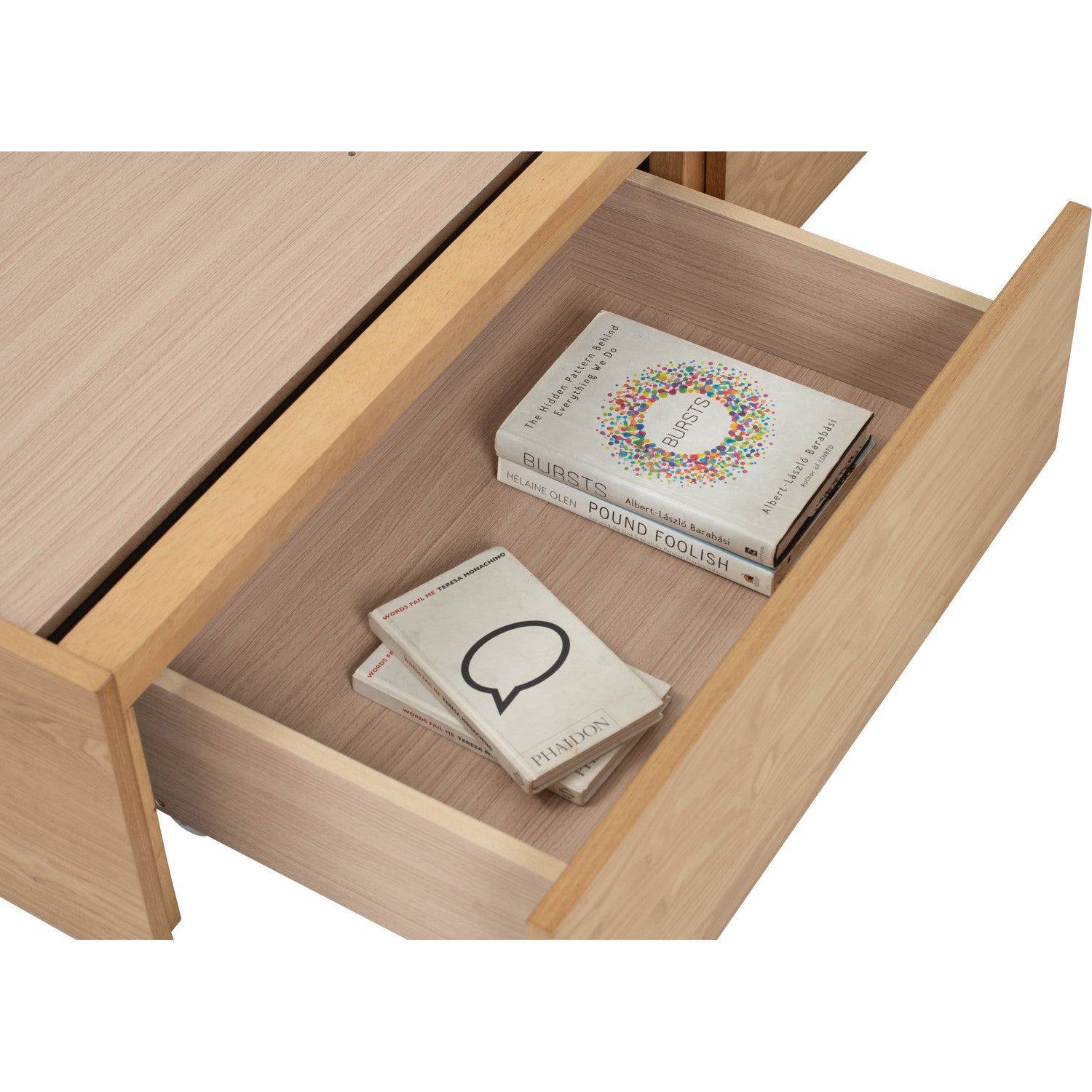 Mola Queen Bed with storage on Natural colour body, Grey Mist colour Mohair fabric (Pet friendly fabric) (Fit mattress: 1530mm x 1930mm).