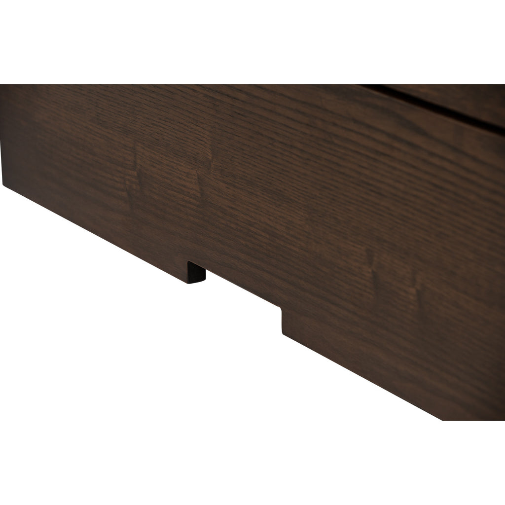 Mola Queen Bed with storage on Cocoa colour body, Dark Grey colour Mohair fabric (Pet friendly fabric) (Fit mattress: 1530mm x 1930mm).