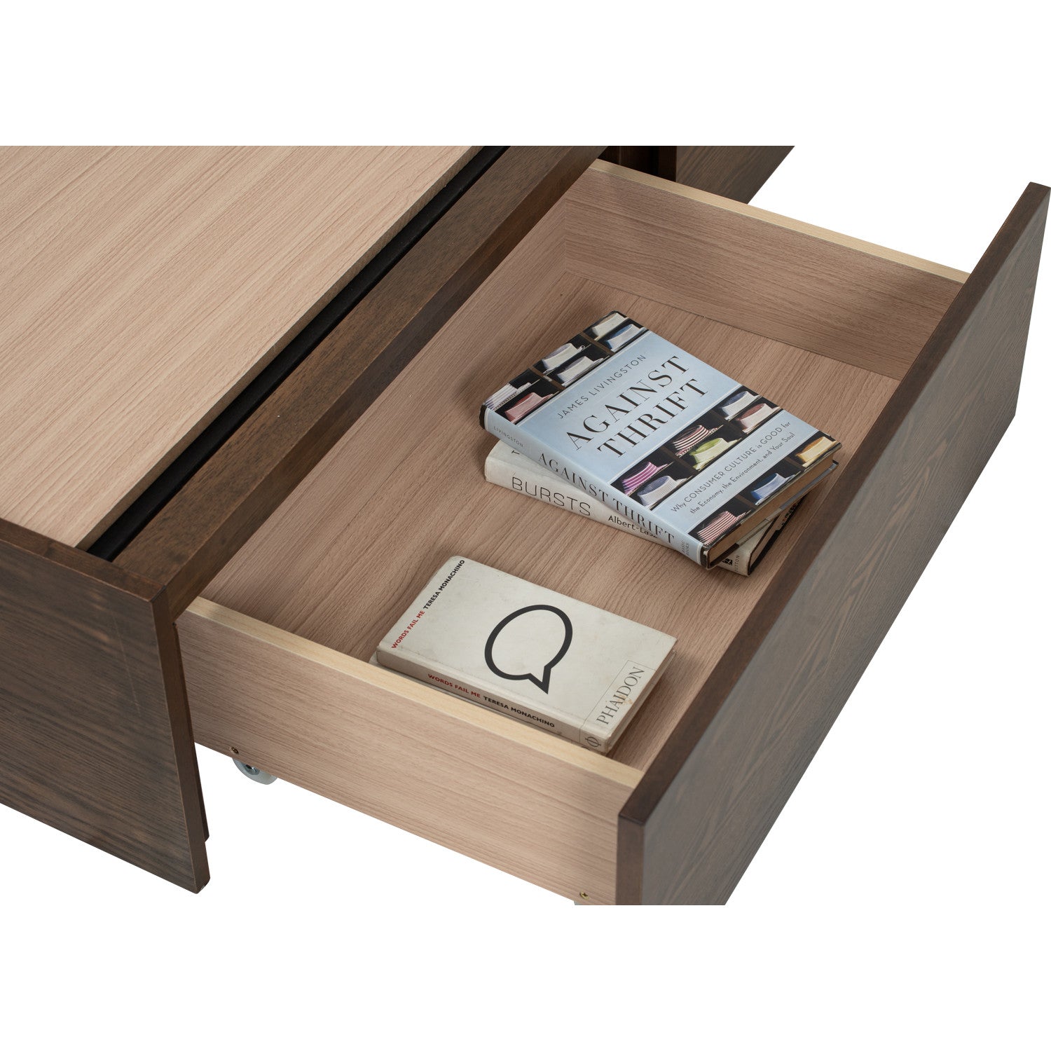 Mola Queen Bed with storage on Cocoa colour body, Dark Grey colour Mohair fabric (Pet friendly fabric) (Fit mattress: 1530mm x 1930mm).