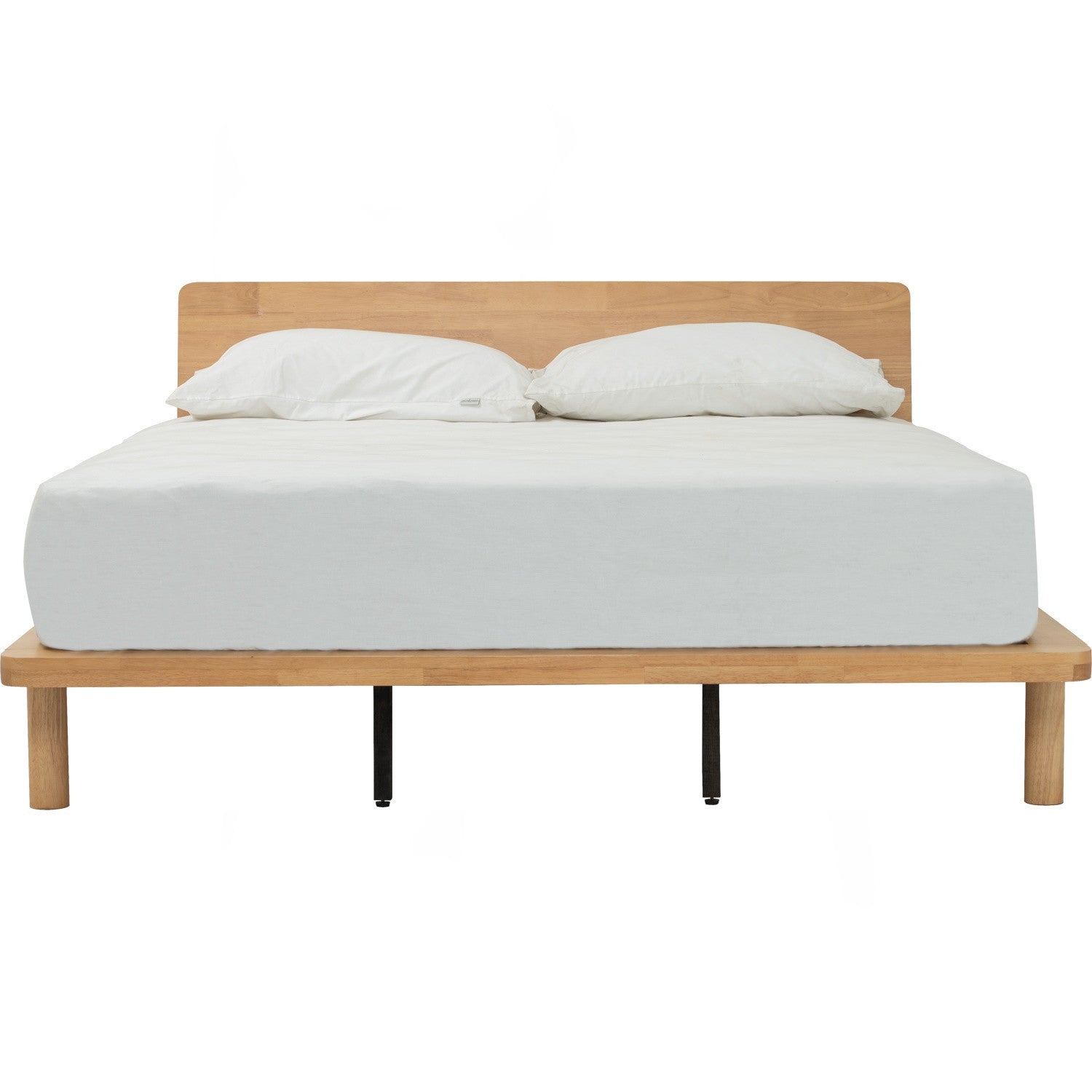 Platt Queeb bed in Natural colour (Fit mattress: 1530mm x 1930mm-Bed panel).
