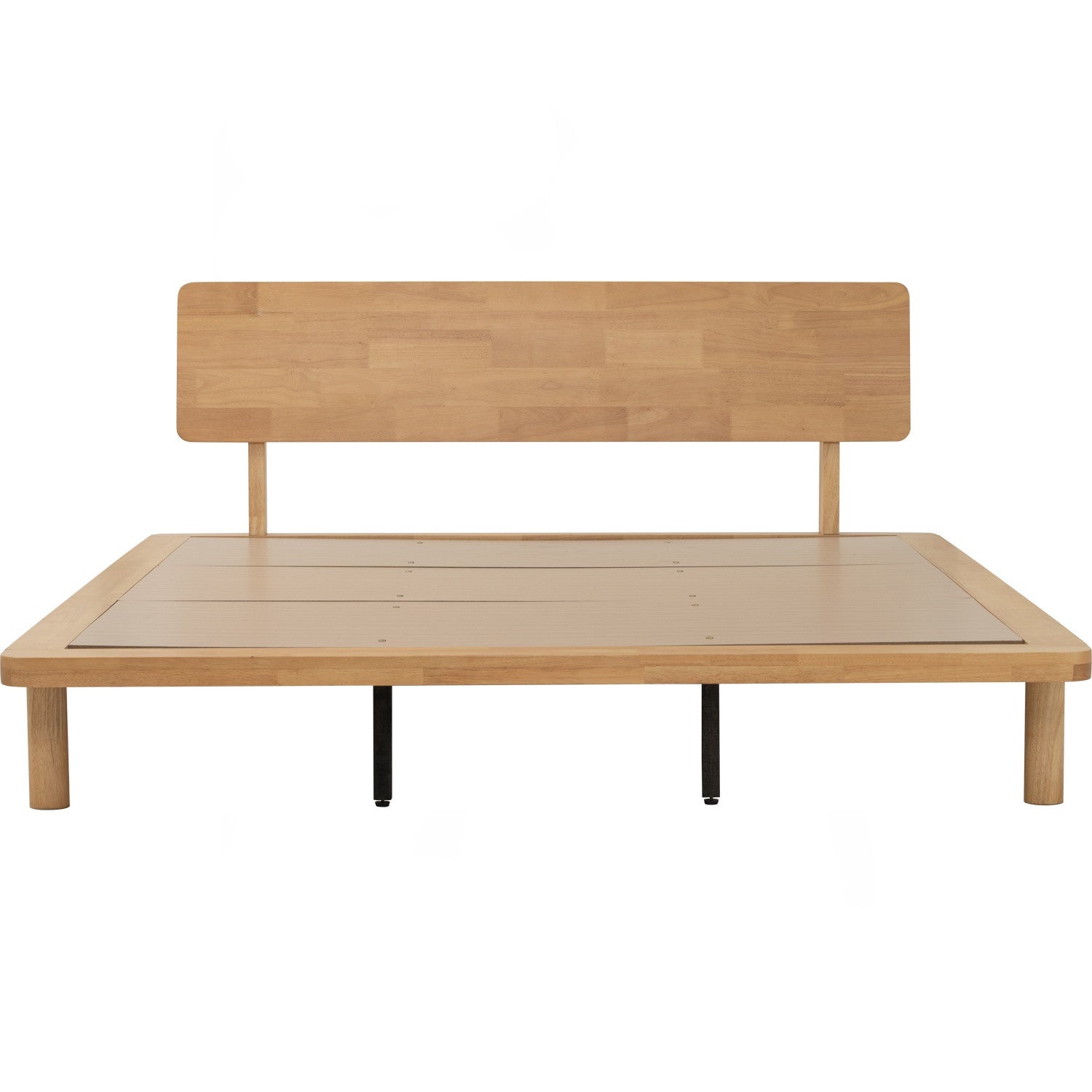 Platt Queeb bed in Natural colour (Fit mattress: 1530mm x 1930mm-Bed panel).