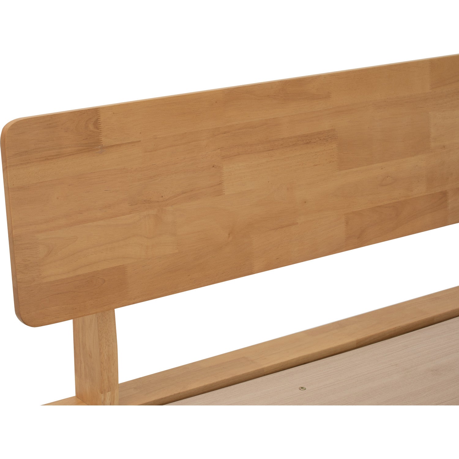 Platt Queeb bed in Natural colour (Fit mattress: 1530mm x 1930mm-Bed panel).