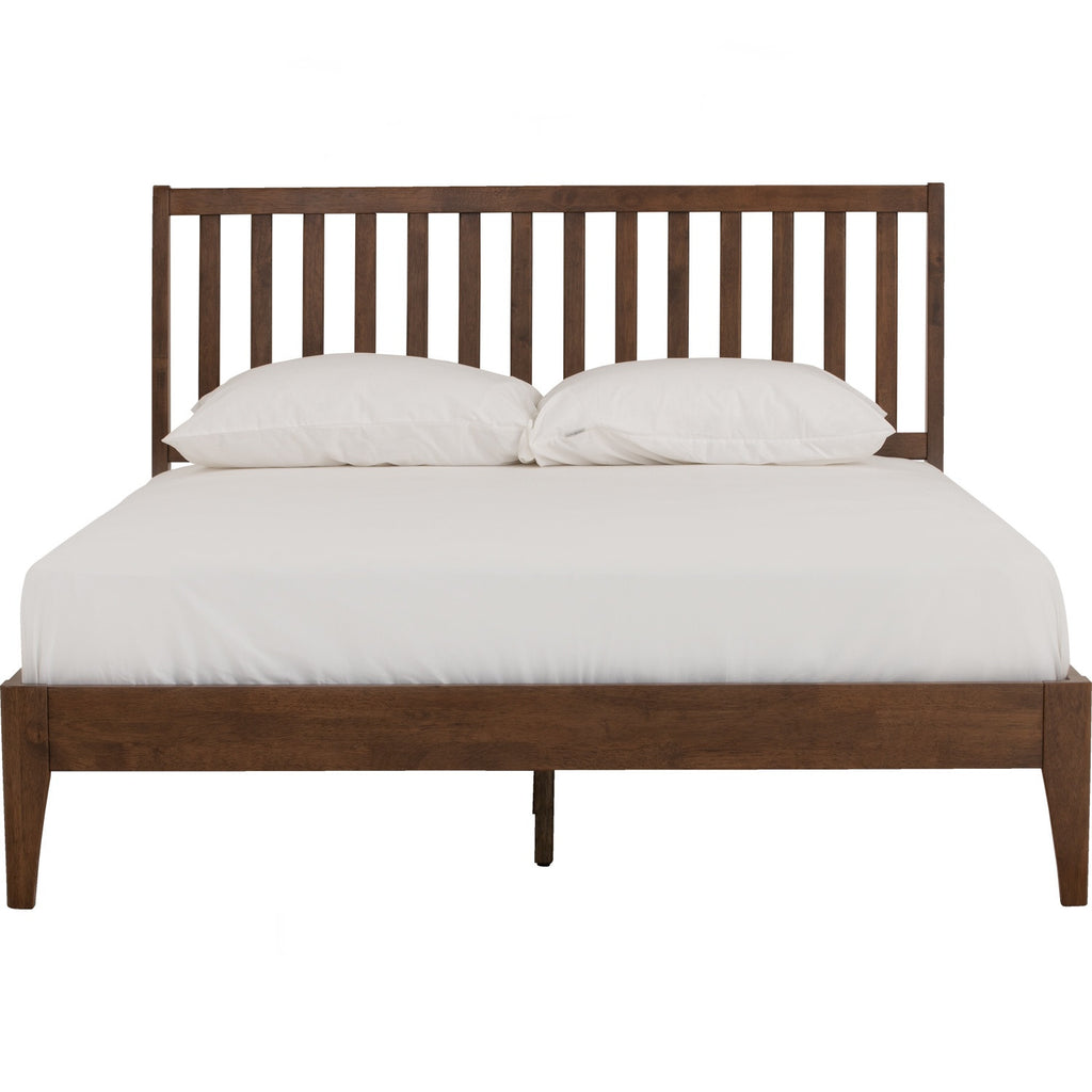 Cleveland Queen bed in Cocoa colour (Fit mattress: 1530mm x 1930mm – Bed Panel)