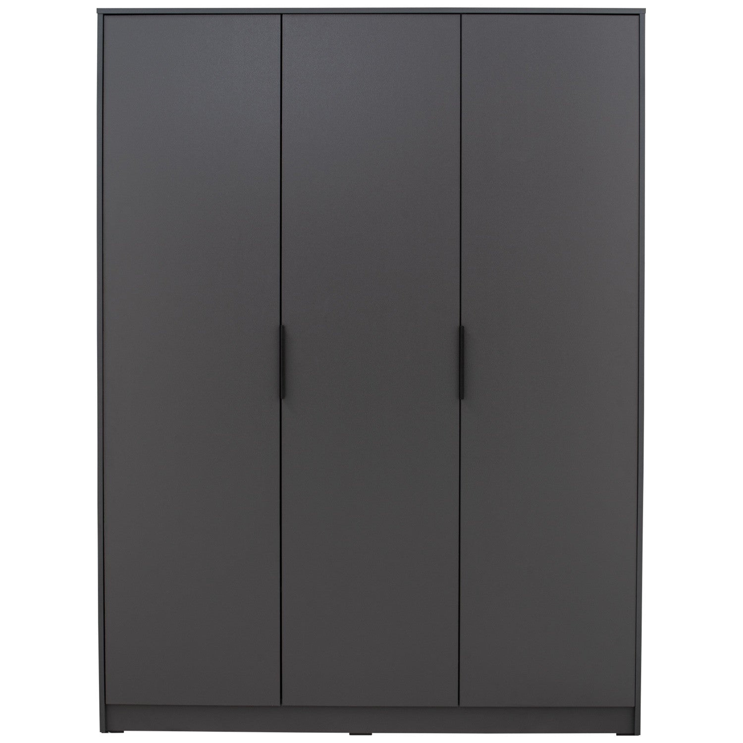 Volos 3 door wardrobe in Black colour