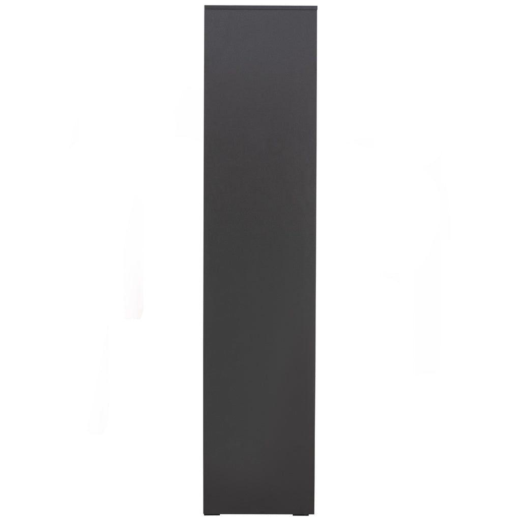Volos 3 door wardrobe in Black colour