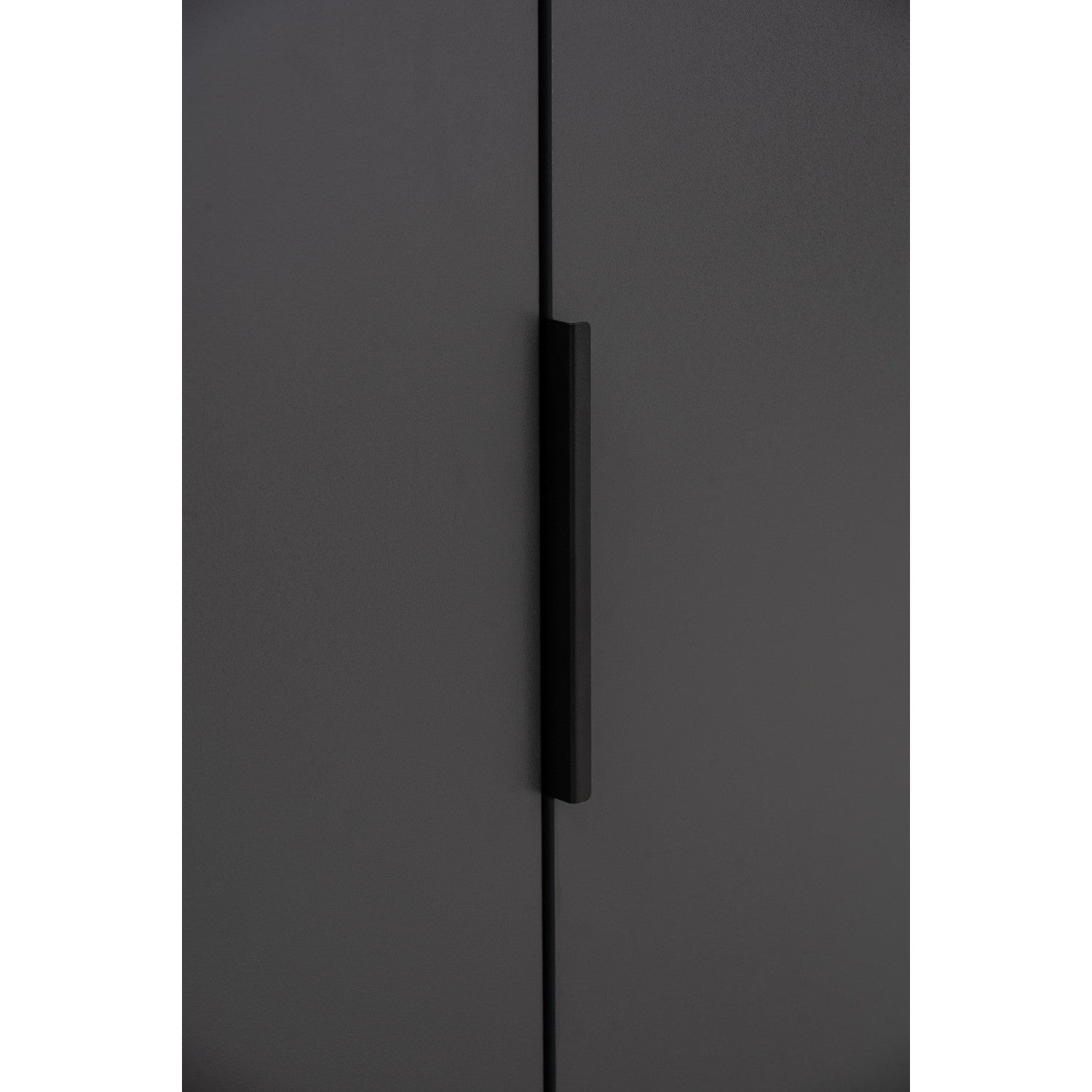 Volos 3 door wardrobe in Black colour