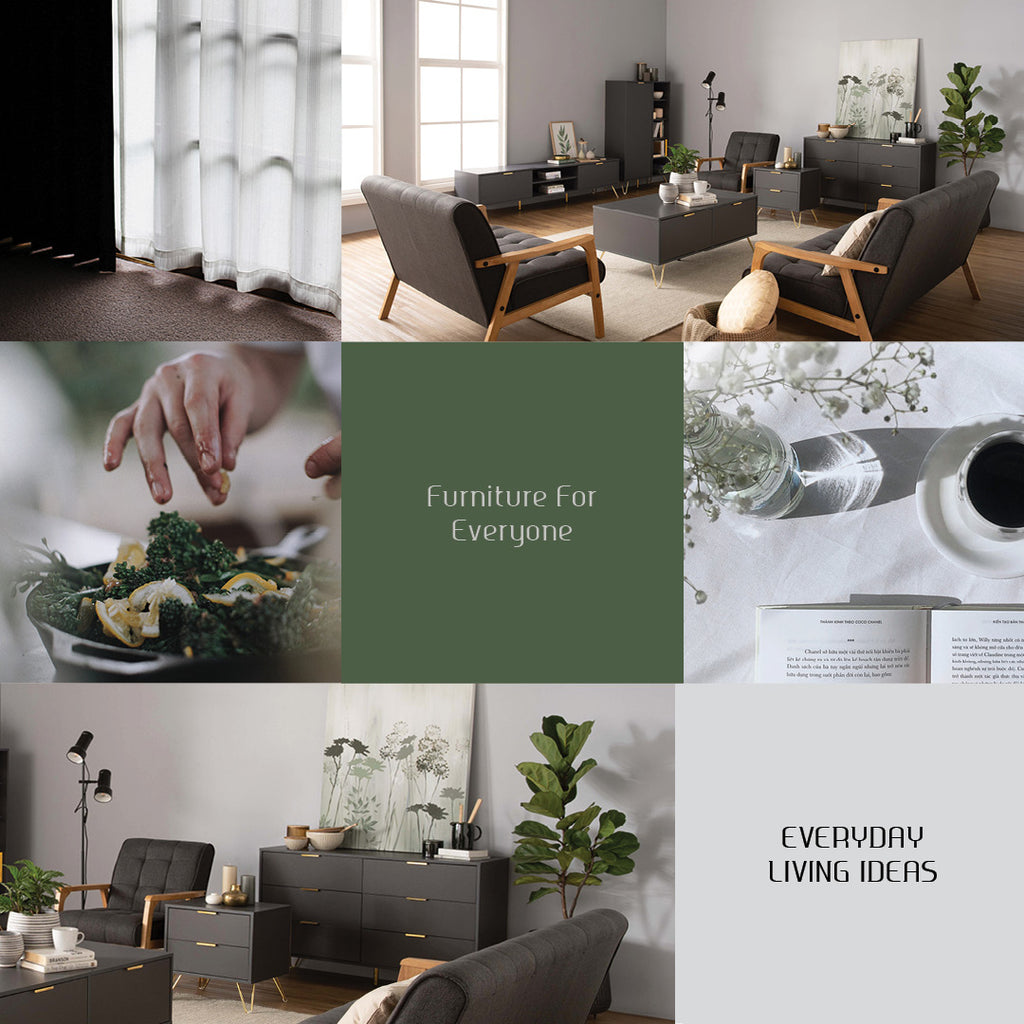 Volos 3 door wardrobe in Black colour