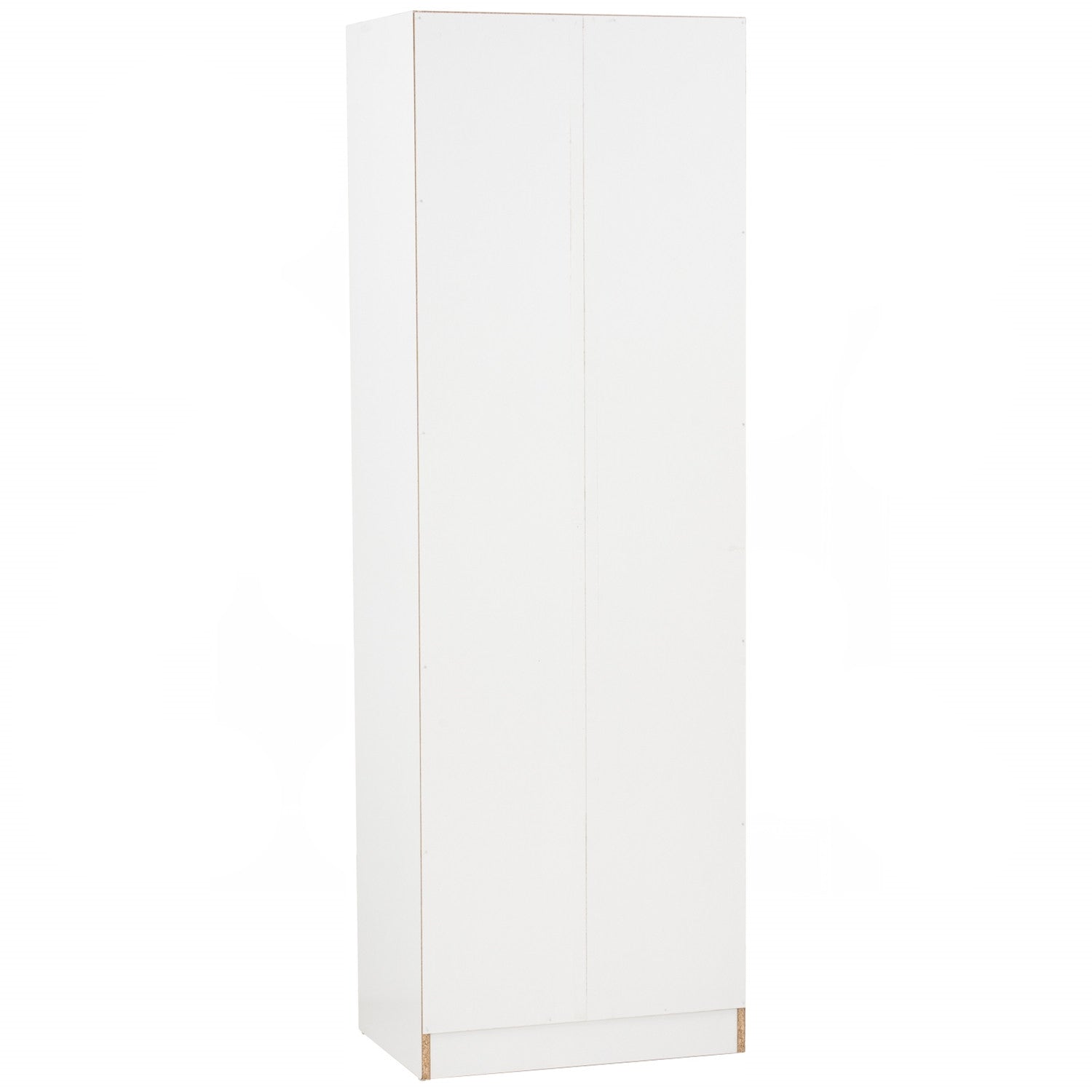 Mando 2 door wardrobe in White colour body, Oak colour handle (MB Paper)