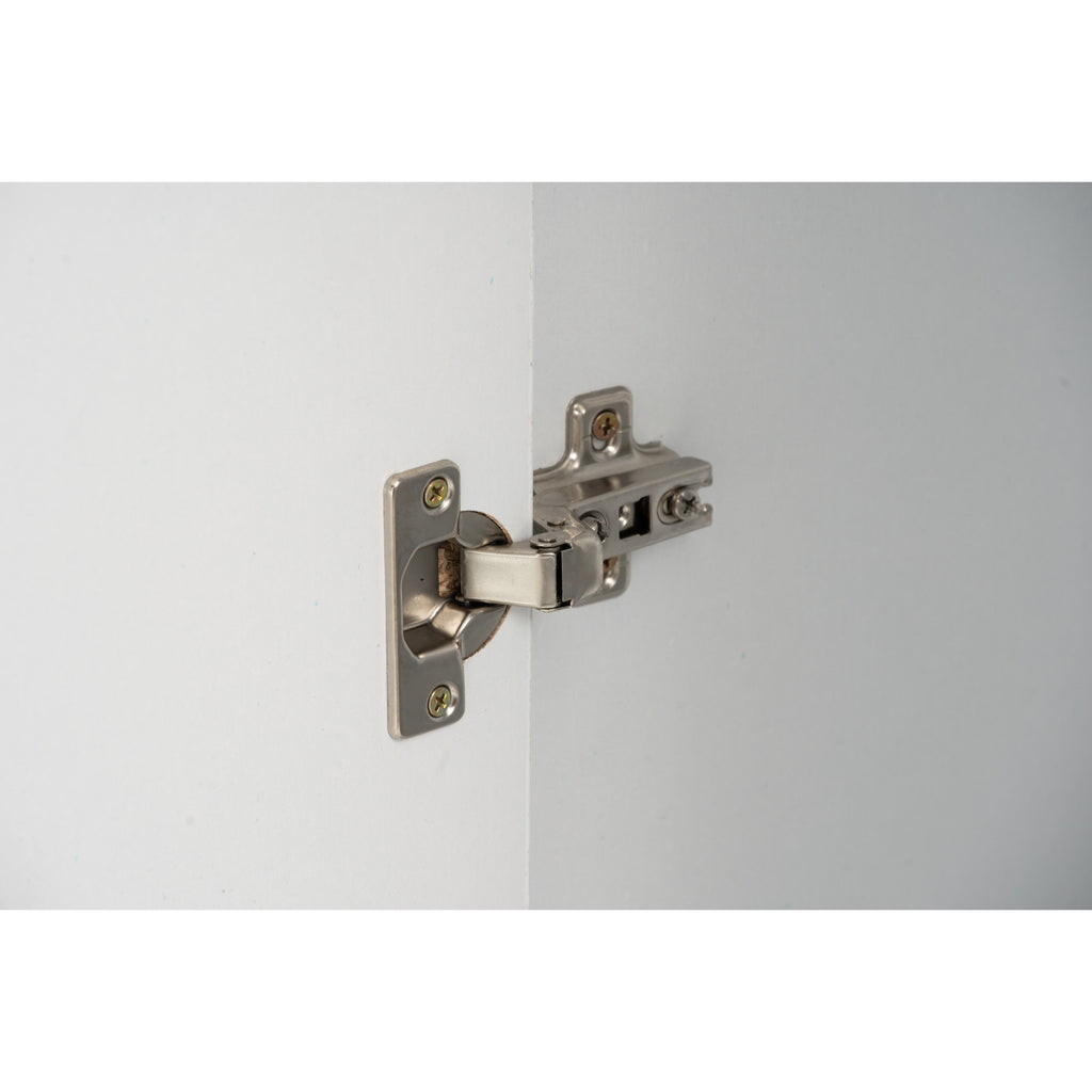 Mando 3 door wardrobe in White colour body, Oak colour handle (MB Paper)