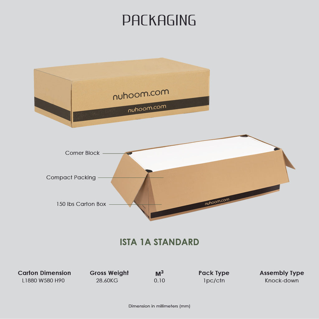 Capri open shelf wardrobe with 2 drawer in Matt Black Epoxy colour leg, Walnut colour shelf.