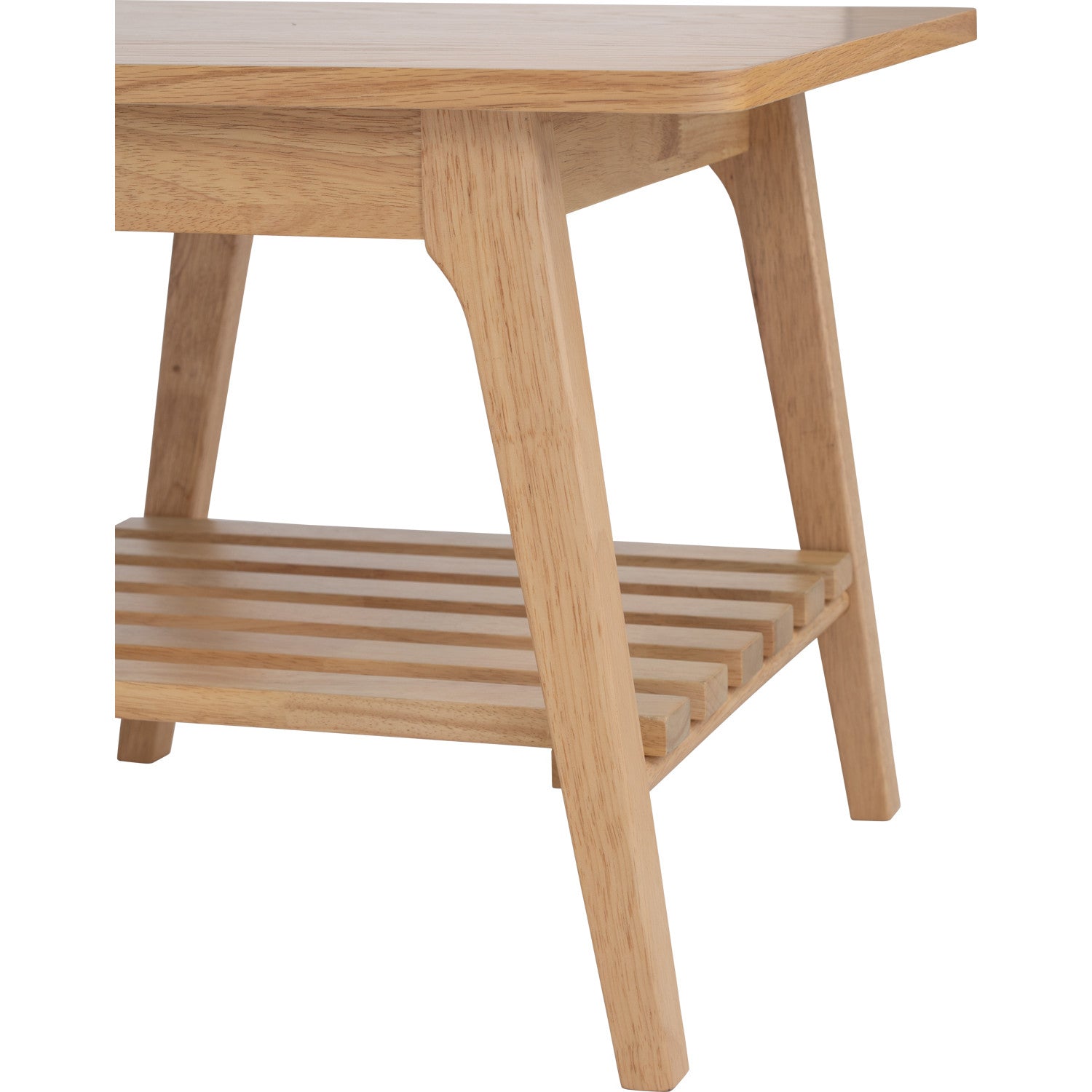 Harper side table in Oak veneer top, Natural colour leg
