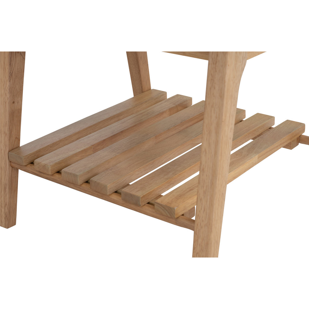 Harper side table in Oak veneer top, Natural colour leg