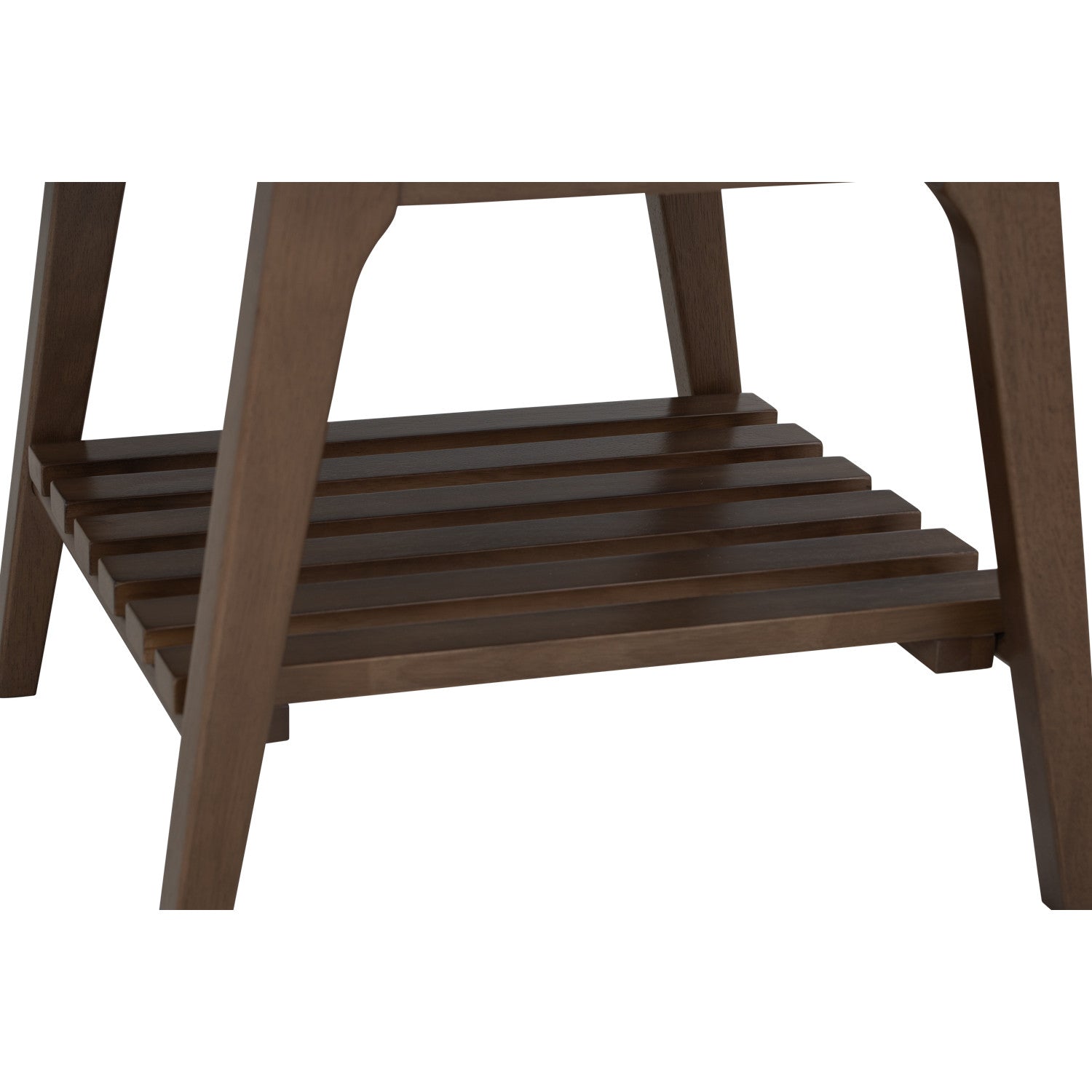 Harper side table in Walnut veneer top, Cocoa colour leg.