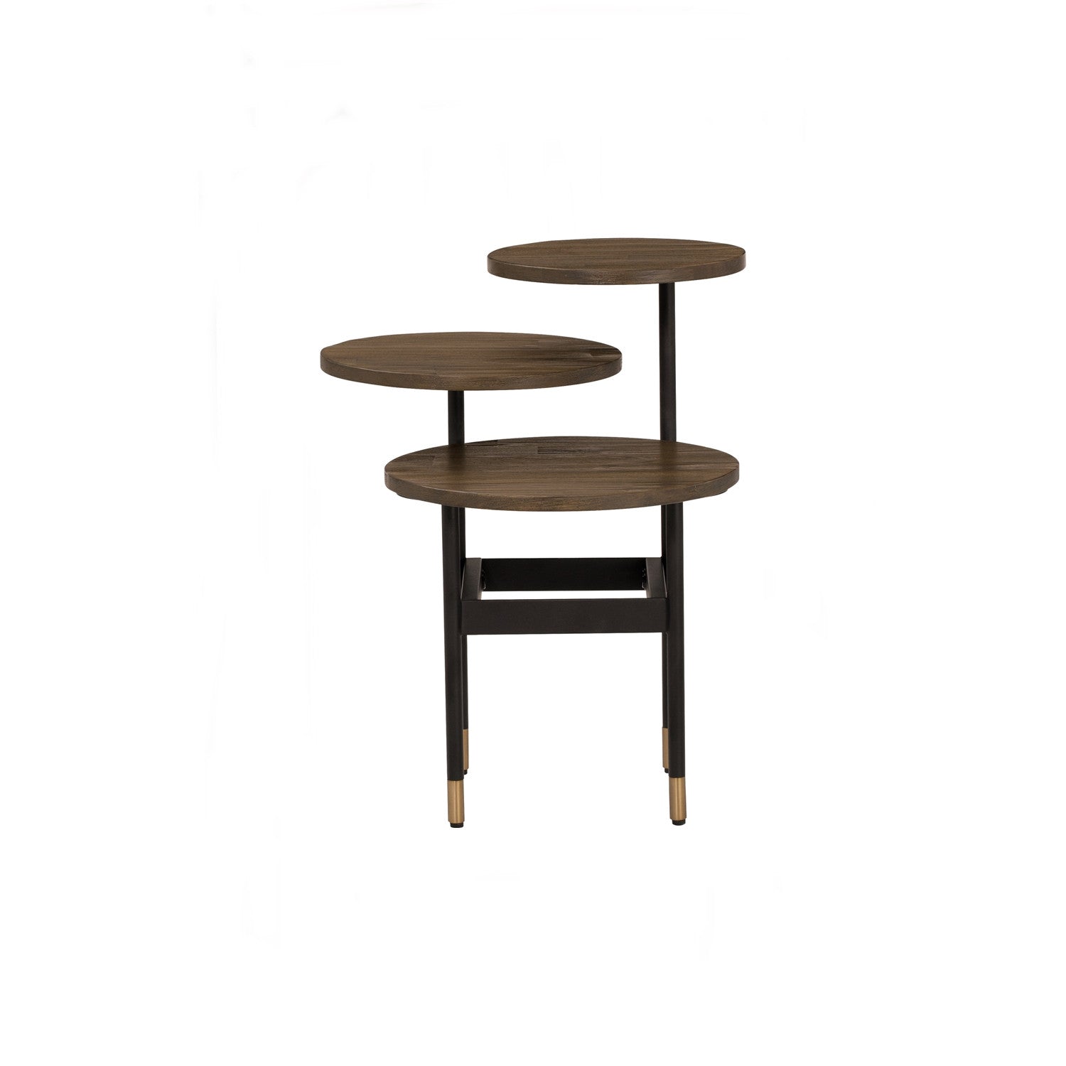 Hamilton Side Table with Toffee colour top, Sand Black colour leg.