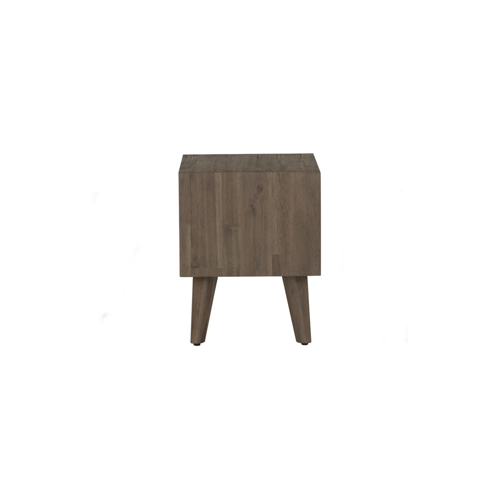 Torrell Bedside Table With 1 Drawer in Woodline Mocha colour.