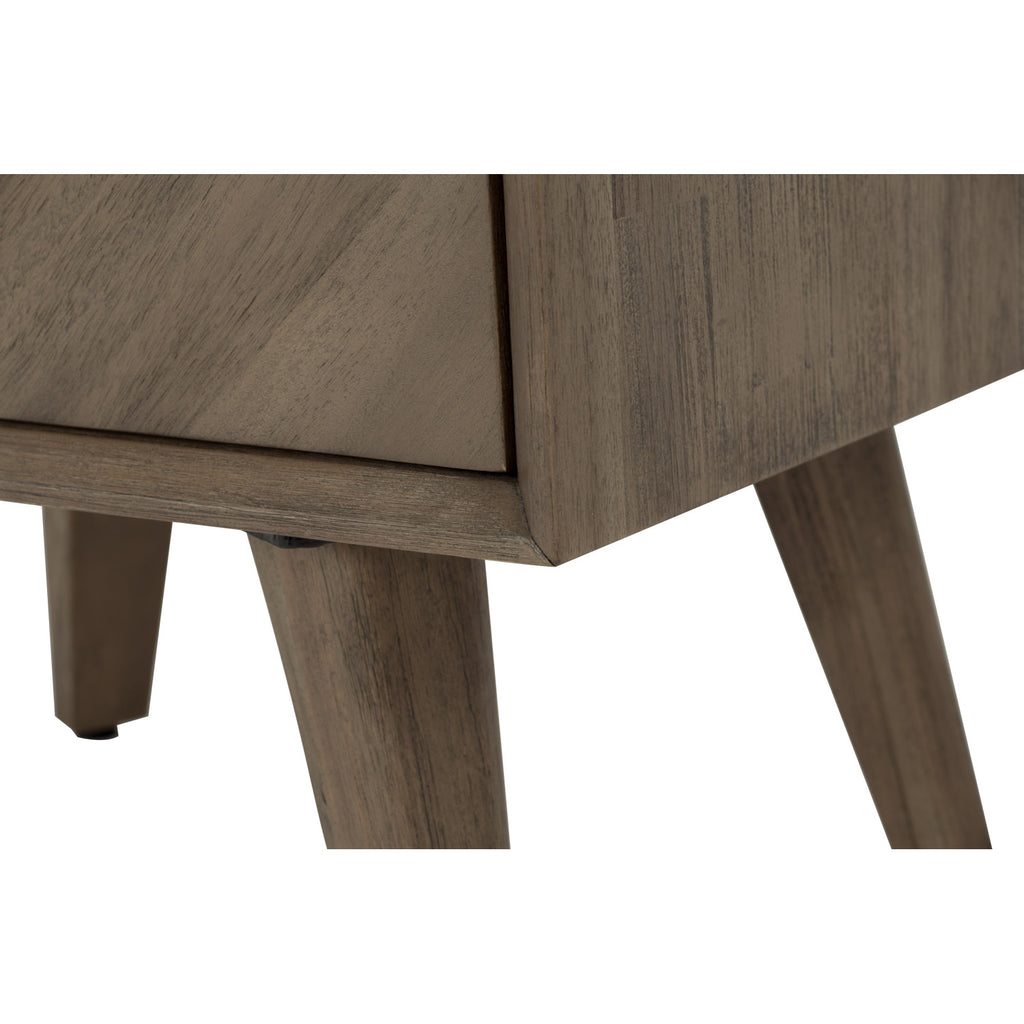 Torrell Bedside Table With 1 Drawer in Woodline Mocha colour.