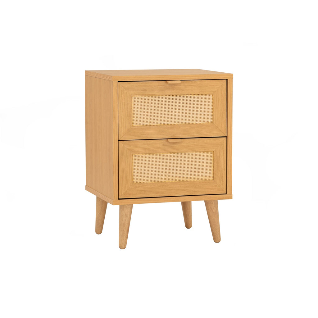 Dudley side table in Oak colour top, Natural colour leg