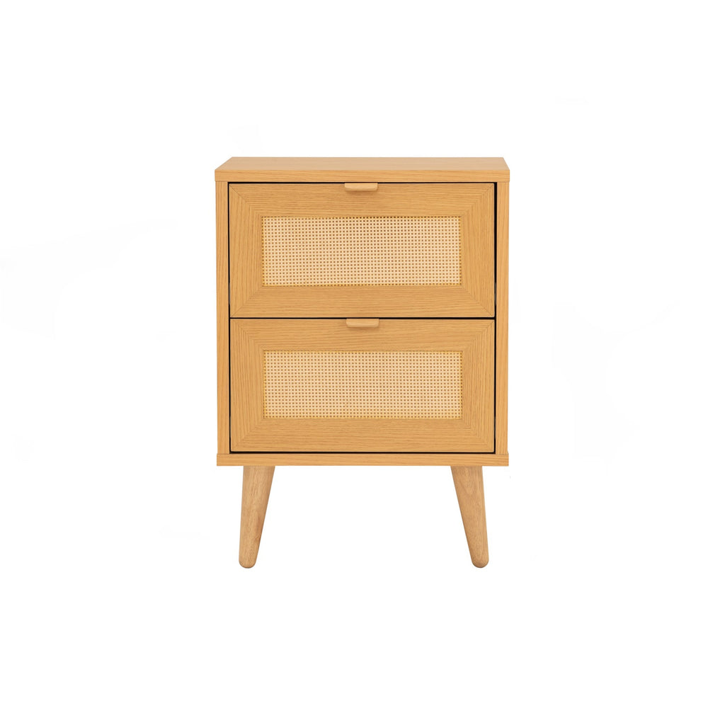Dudley side table in Oak colour top, Natural colour leg