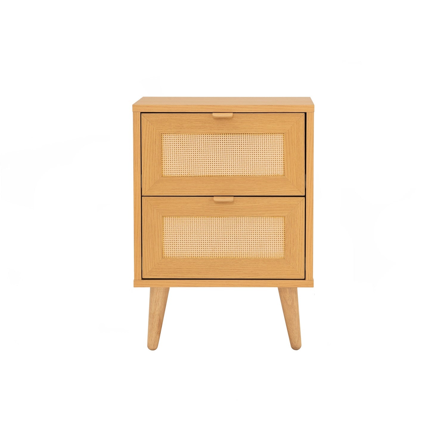Dudley side table in Oak colour top, Natural colour leg