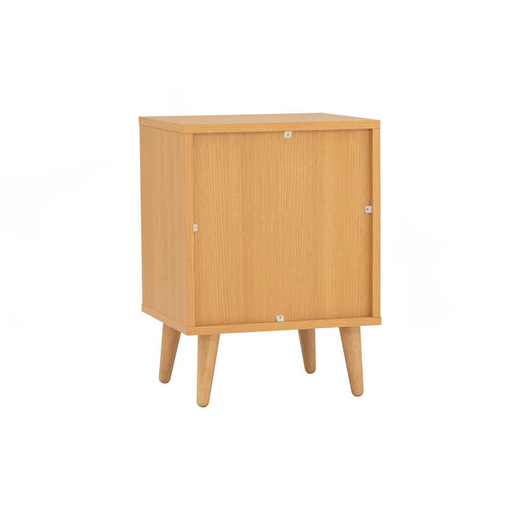 Dudley side table in Oak colour top, Natural colour leg