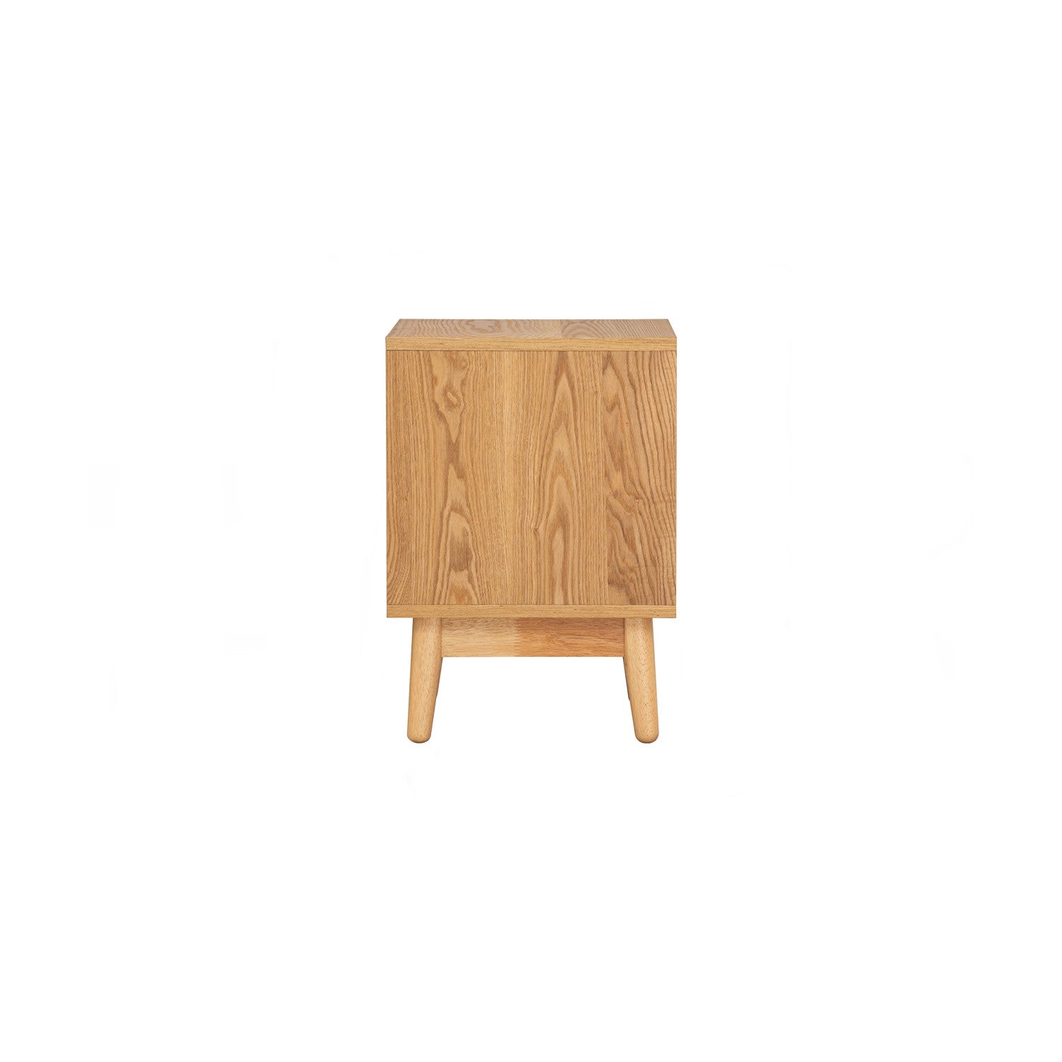 Tenri bedside table with 1 drawer in Natural colour.